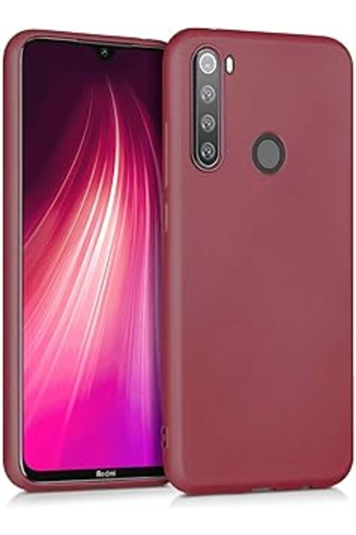 Pazarcan Microsonic Matte Silicone Redmi Note 8T Kılıf Mor [Redmi Note 8T Ile Uyumlu Kılıf - Mor]