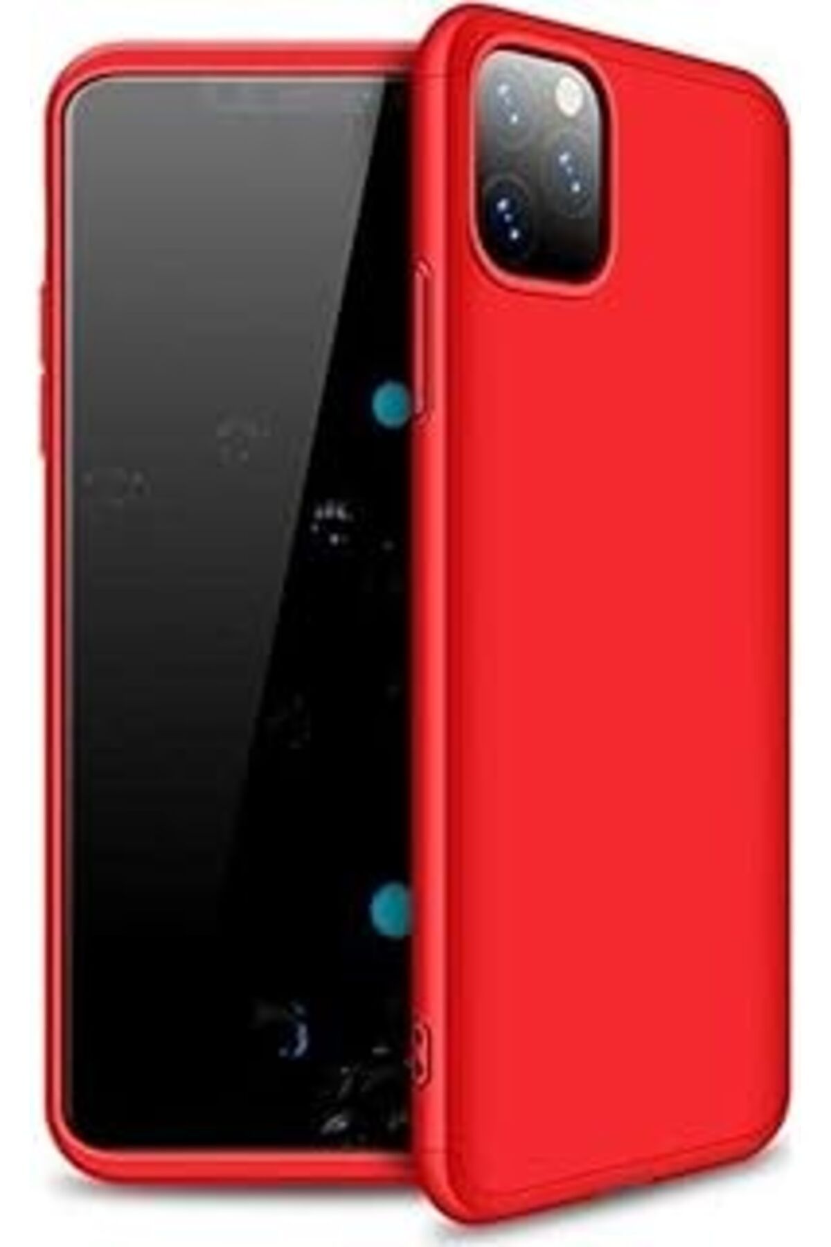 Pazarcan Kny Iphone 11 Pro İçin Kılıf, 3 Parça 360 Ays Kapak, Kırmızı