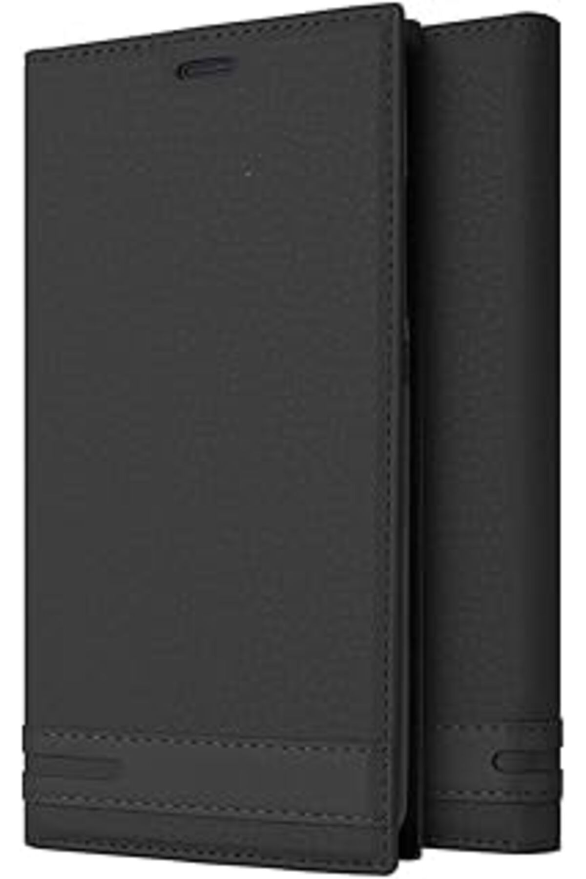 Pazarcan Microsonic Zenfone 4 Selfie (5.5'') Zd553Kl Kılıf Gizli Mıknatıslı Delux Siyah