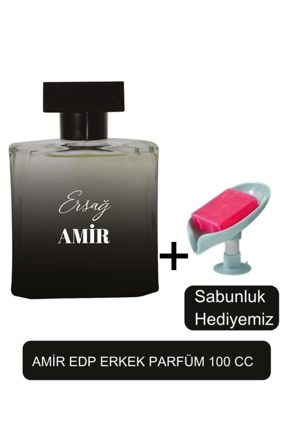 Ersağ Amir Erkek Parfüm 100cc - Sabunluk Hediyemiz 1009-06