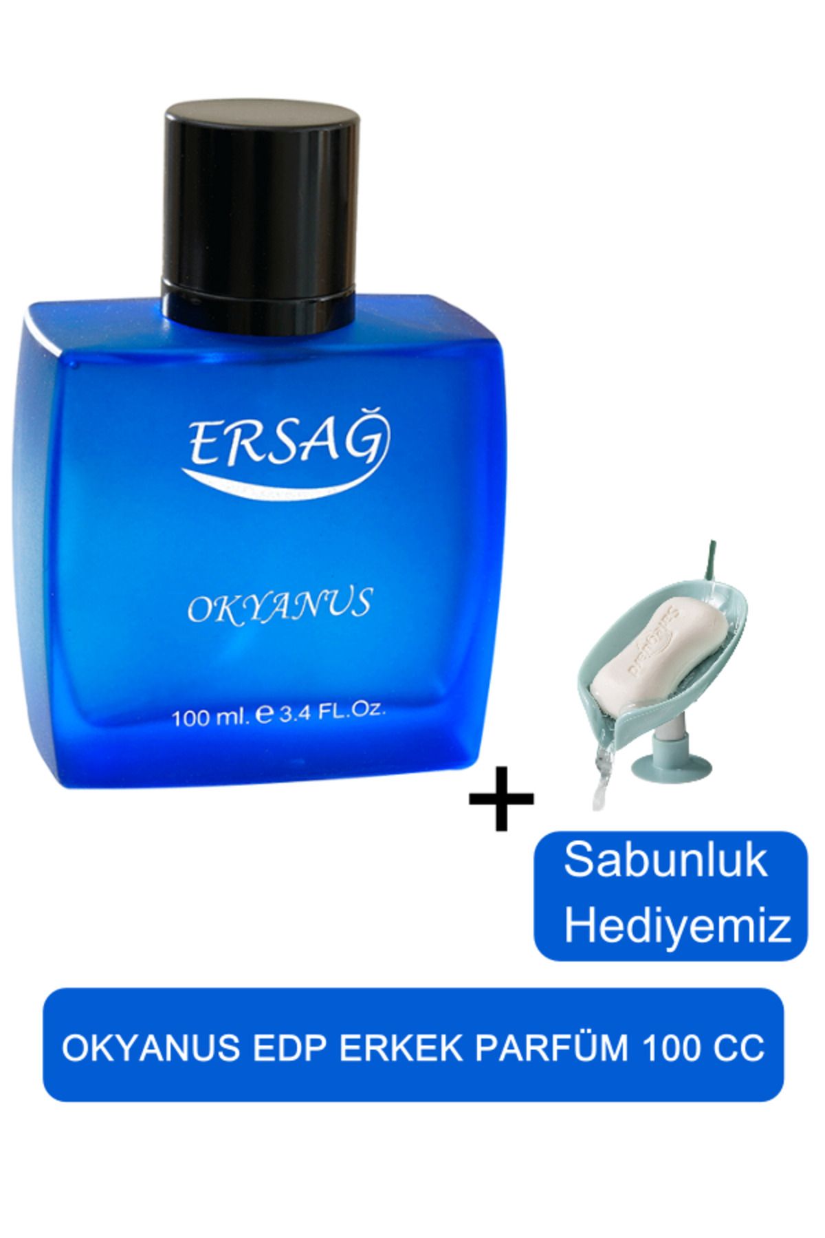 Ersağ Okyanus Erkek Parfüm 100cc - Sabunluk Hediyemiz 1007-08