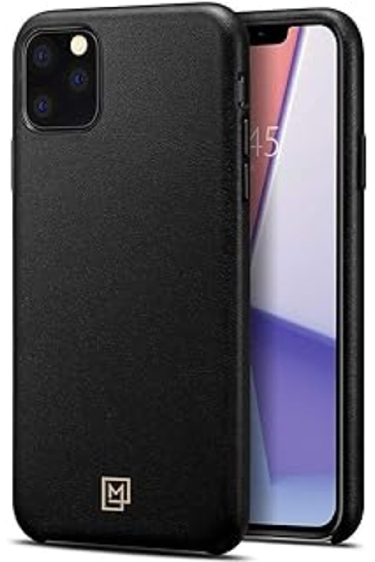 Pazarcan Iphone 11 Pro Kılıf La Manon Câlin Premium Deri Tasarım Chic Black - 077Cs27116