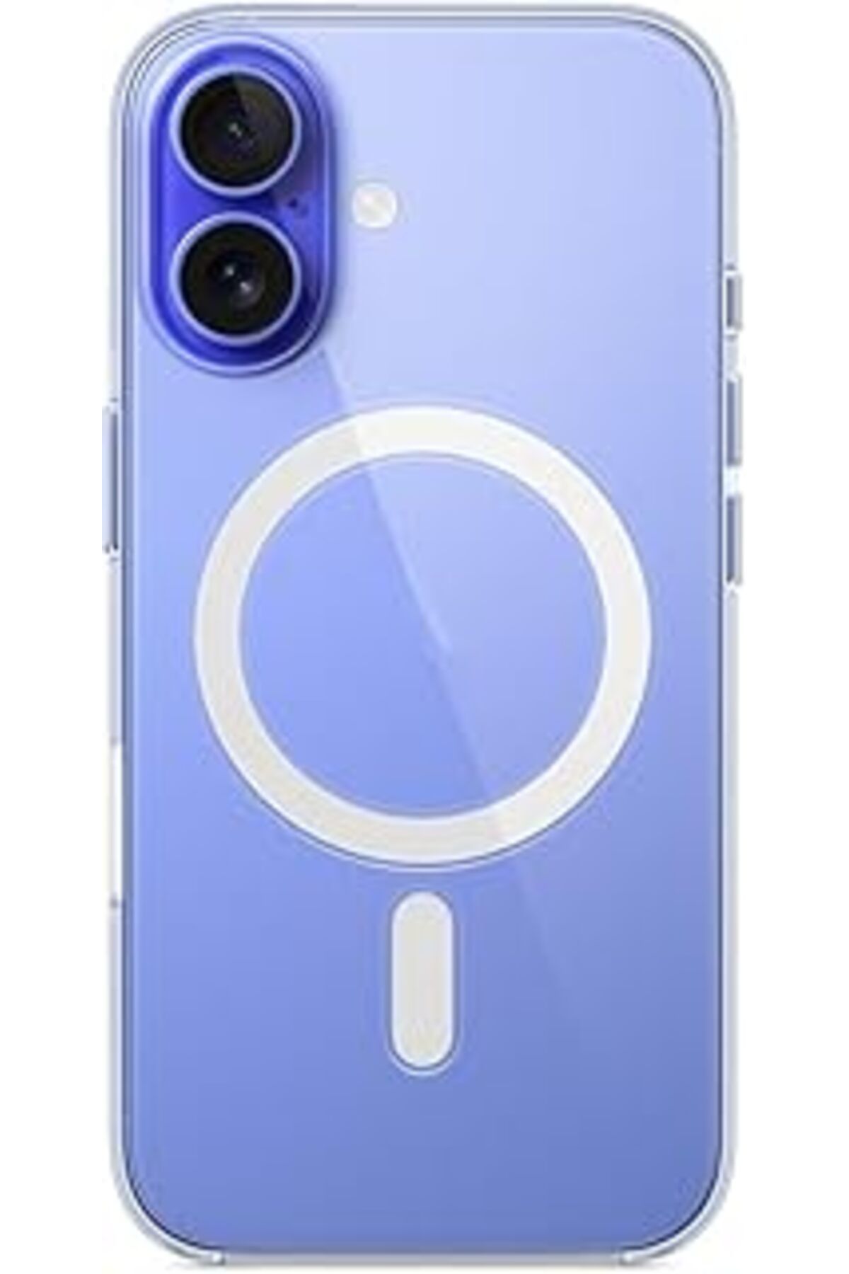 Pazarcan Kzy İletişim Iphone 16 Ile Uyumlu Kılıf Magsafe İle Uyumlu Kablosuz Şarj Destekli Şeffaf Silikon Ka