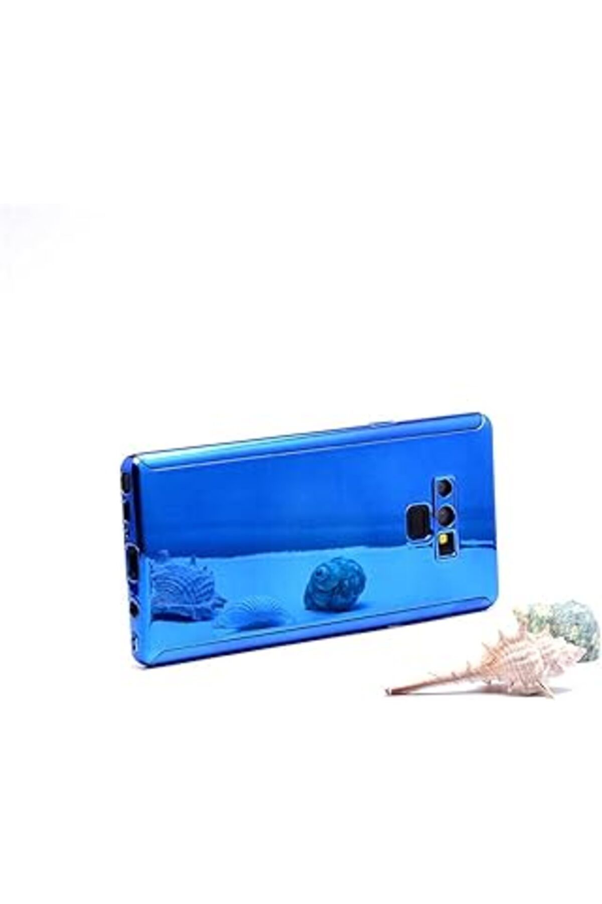 Qedii Zore Voero Aynali Note 9 Blue Ile Uyumlu Sert Kapak