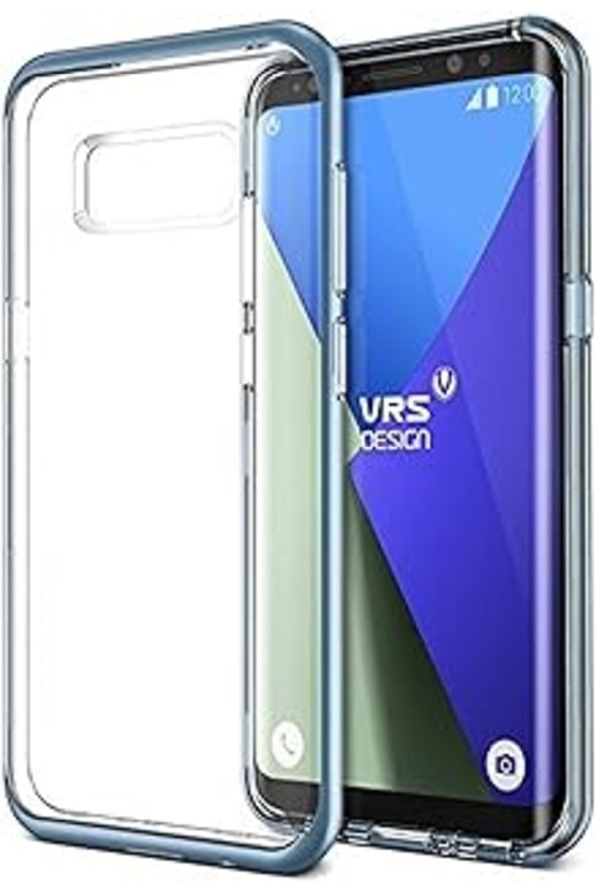 Pazarcan Vrs Design Vrs86357 Galaxy S8 Plus Crystal Bumper Kılıf Blue Coral