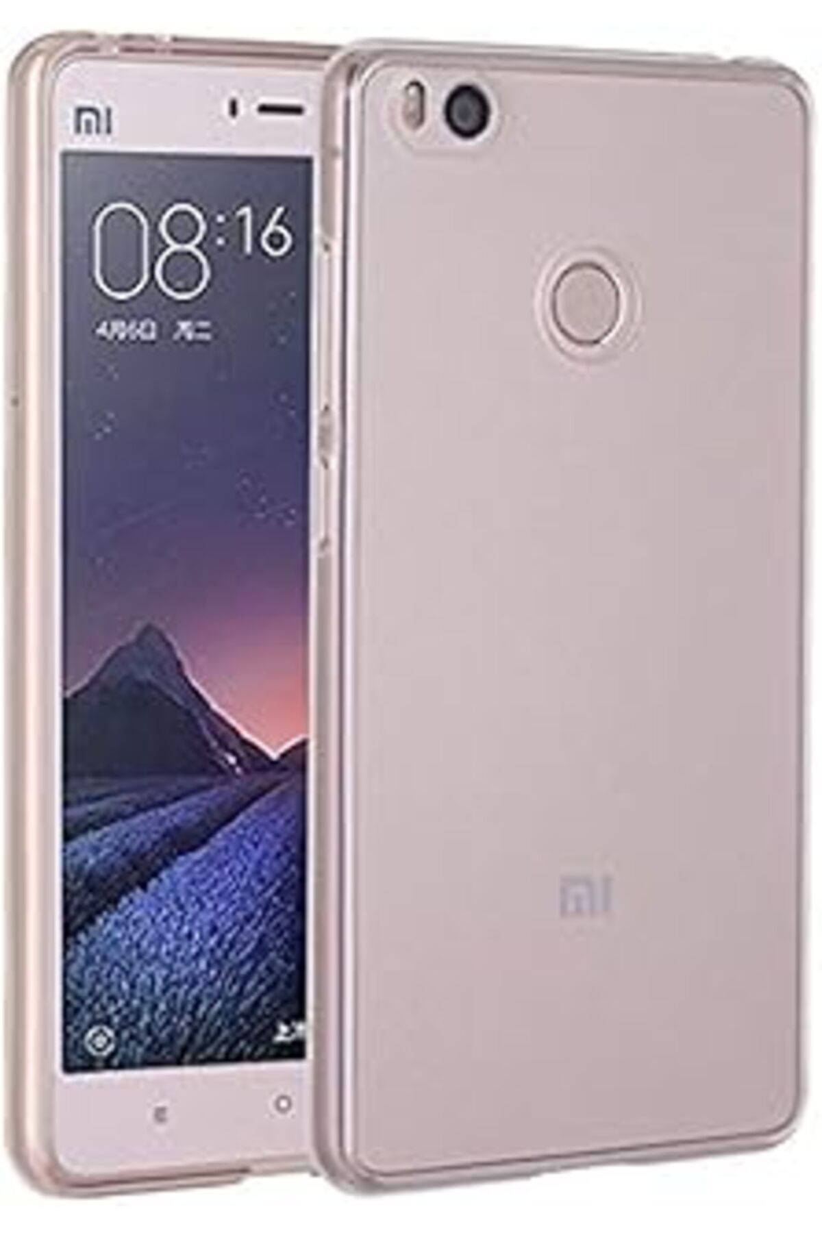 Pazarcan Microsonic 9925 Mi 4S Kılıf Transparent Soft, Beyaz