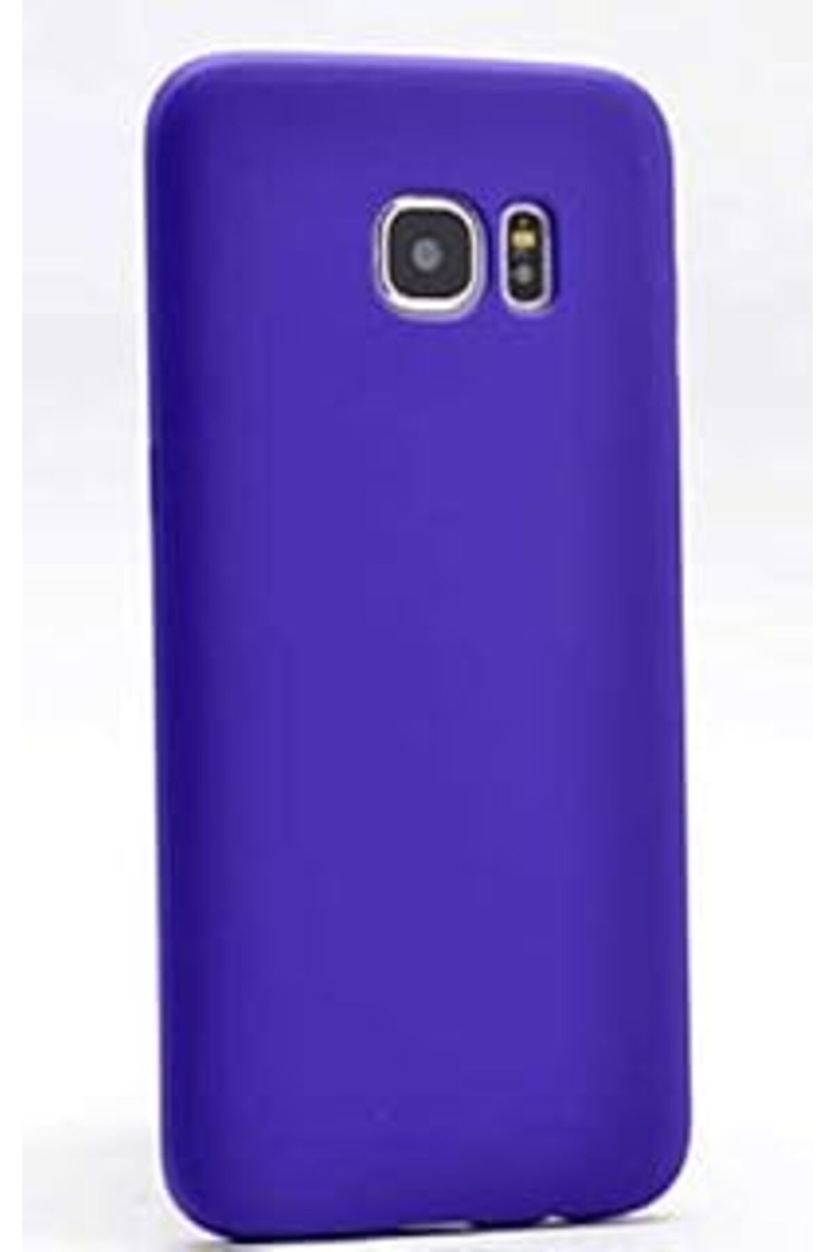 Pazarcan Galaxy S7 Uyumlu Mat Yumuşak Silikon Kılıf (Mavi)