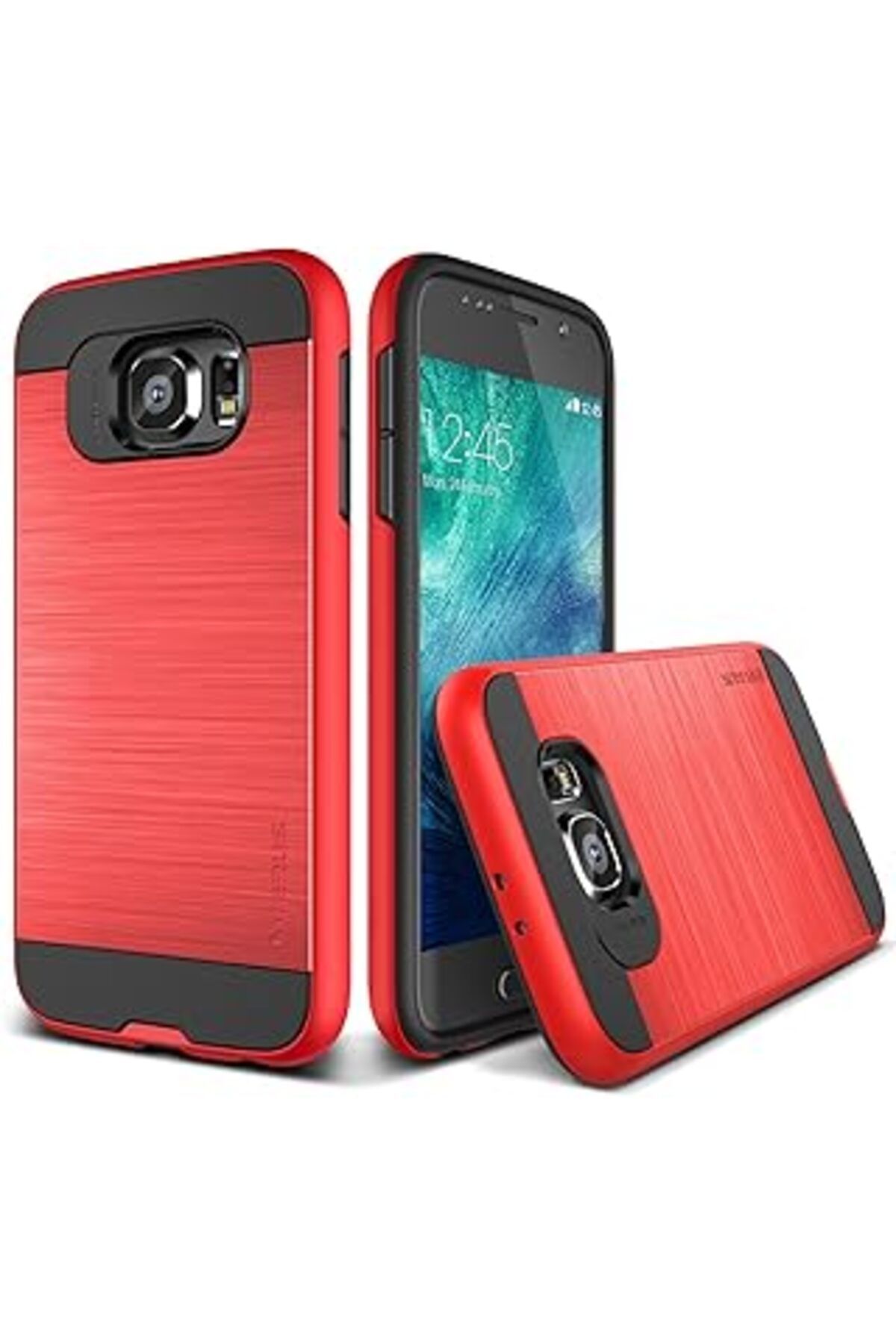 Pazarcan Vrs Design Vrsvrs6 Galaxy S6 Verge Kılıf, Arka Kapak, Kırmızı