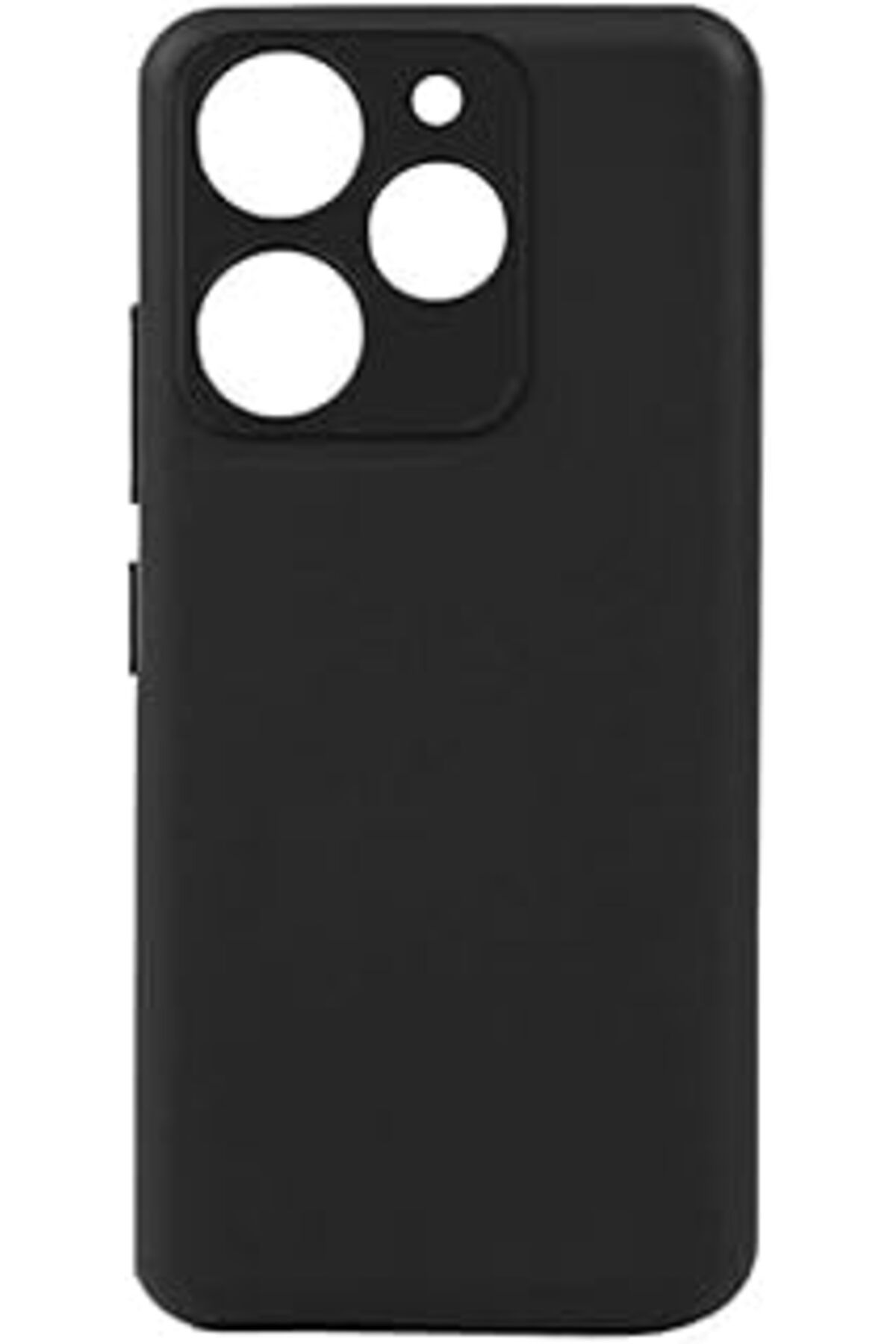 Pazarcan Zore Tecno Ile Uyumlu Spark 10 Pro Kılıf Zore Biye Silikon Siyah