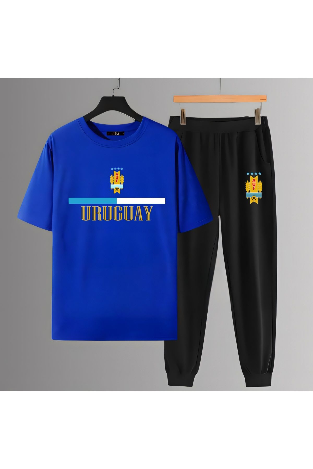 Biy Store Uruguay milli takım forma unisex tişört kısa kollu t-shirt eşofman takımı