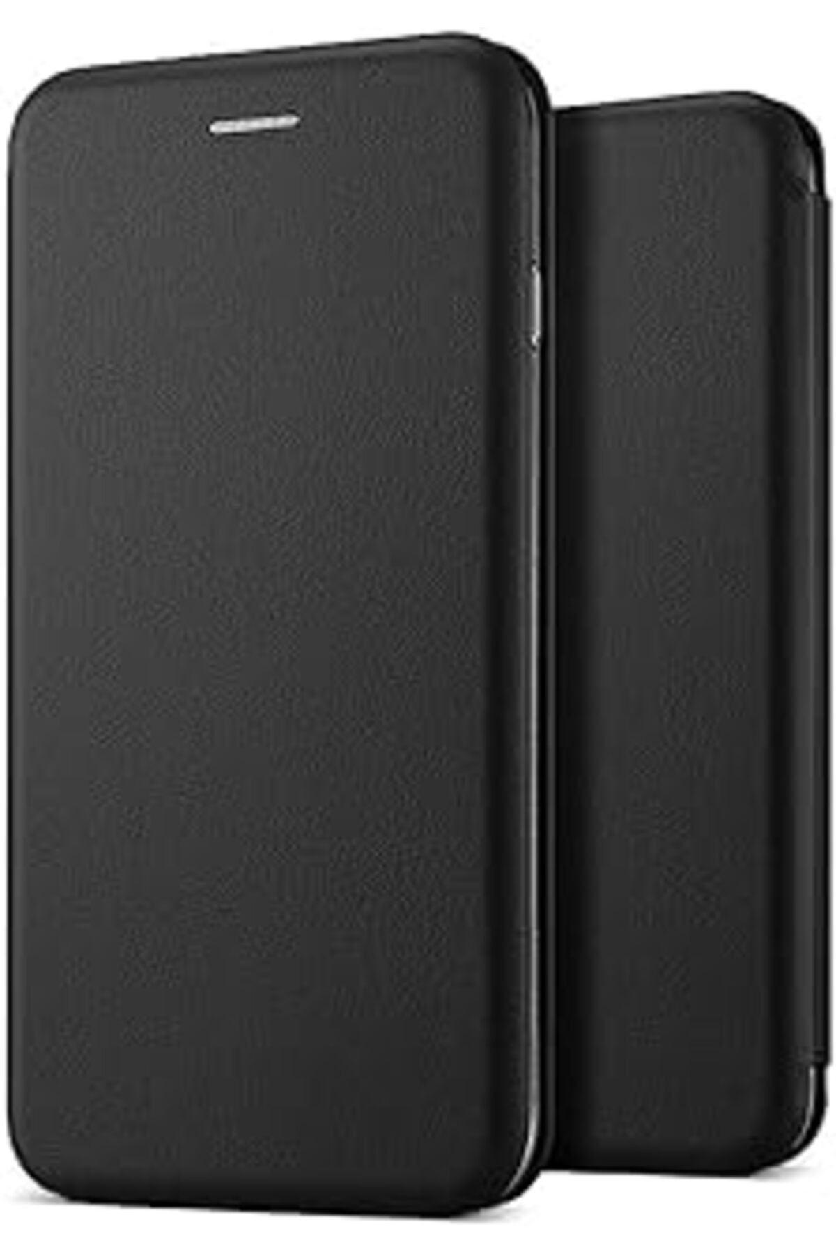 Pazarcan Microsonic A12 Kılıf Ultra Slim Leather Design Flip Cover Siyah