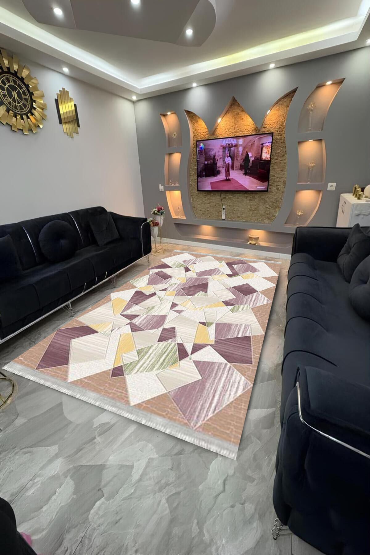 Home Dot Tabanlı yıkanabilir, leke tutmayan halı