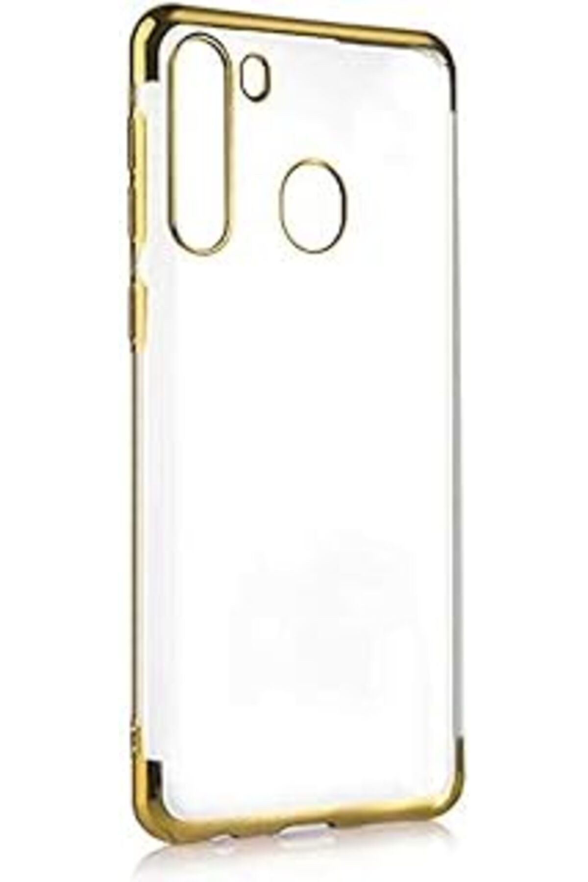 Pazarcan Zore Galaxy A2 Ile Uyumlu1 Ile Uyumlu Dört Köşeli Lazer Gold Cep Telefonu Kılıfı