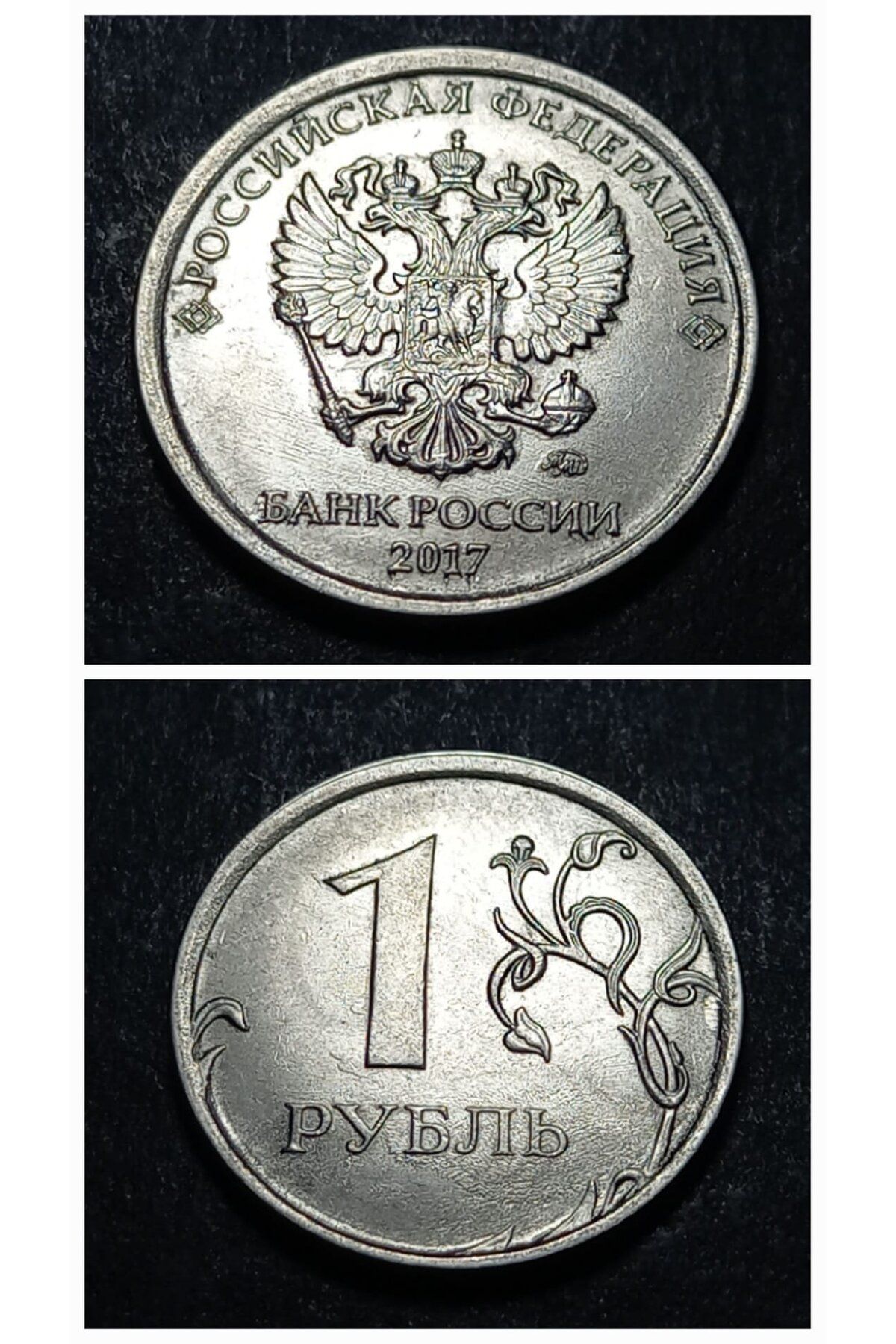 escoines koleksiyon 399636835119201ff8 2017 Rusya 1 ruble ÇA/ÇİL Eski Yabancı Madeni Para