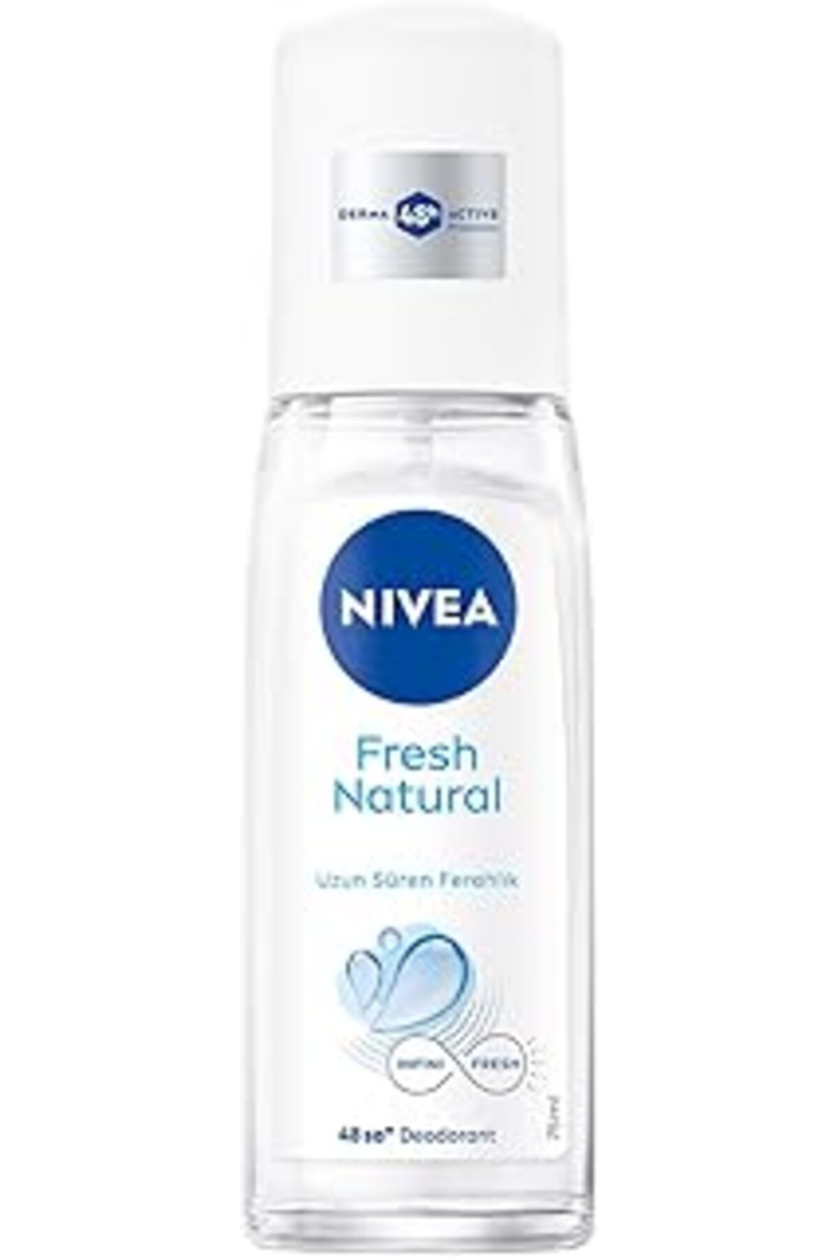 Karachil Kadın Pump Sprey Deodorant Fresh Natural 75Ml, Ter Kokusuna Karşı 48 Saat Koruma, Ferahlık