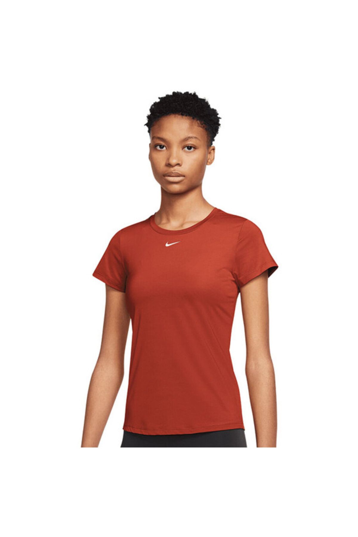 Nike Training T-Shirt Dri-FIT One Slim Fit - Kırmızı