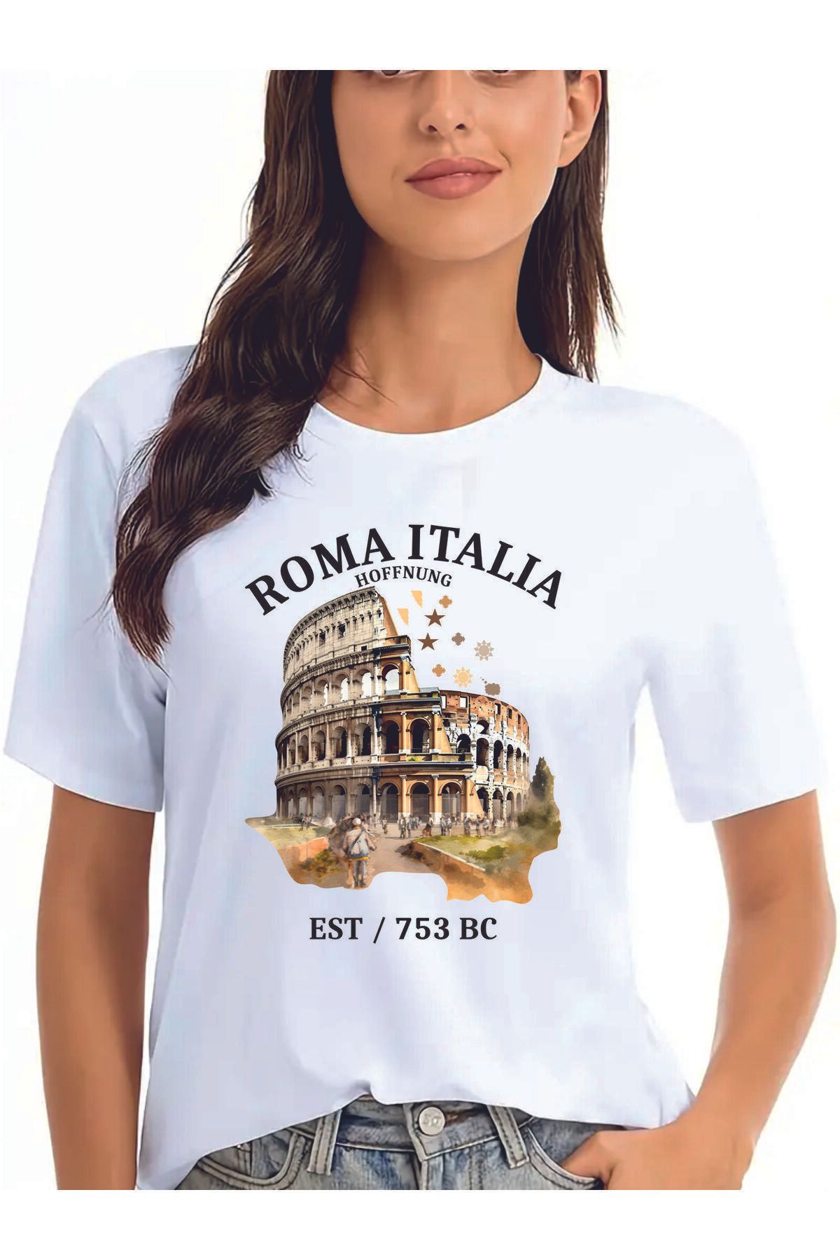 HOFFNUNG T SHIRT ROMA ITALY oversize