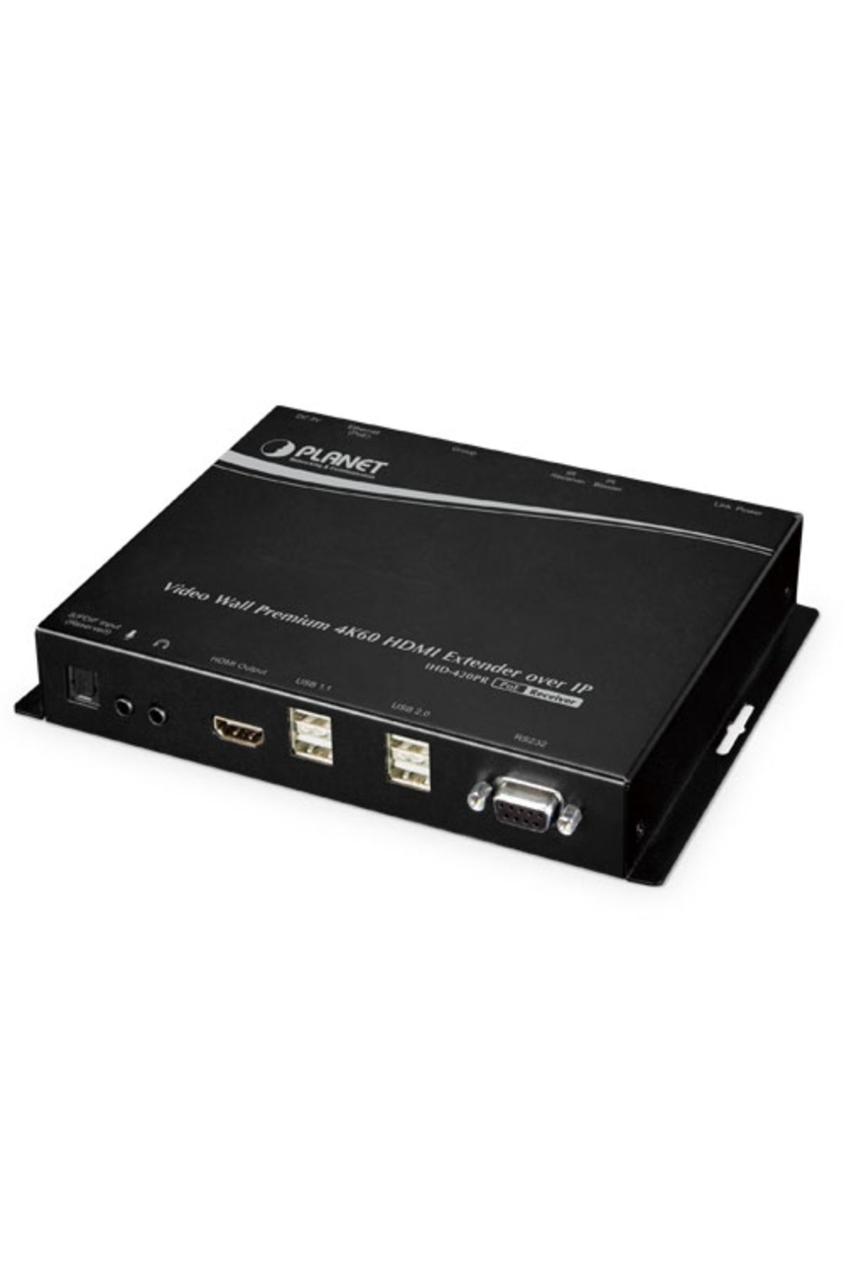 evimdeyokyok Video Wall 4K/60 HDMI & USB over IP Receiver with PoE