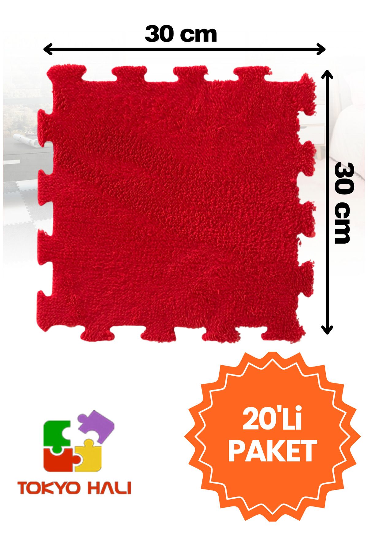 Tokyo Halı Puzzle Halı, Kendi Tasarımını Oluştur, Yapboz Halı, Peluş Halı