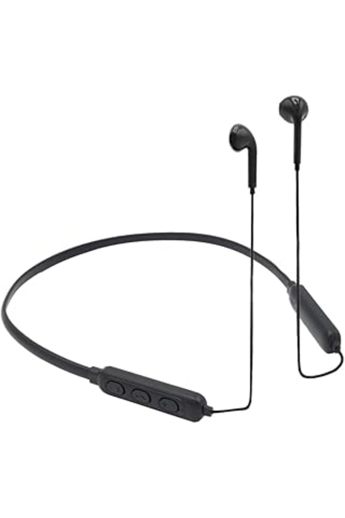 Pazarcan Wuw R55 Kablosuz Bluetooth Kulaklık Stereo Anti-Kayıp Spor Kulaklıklar (Siyah)
