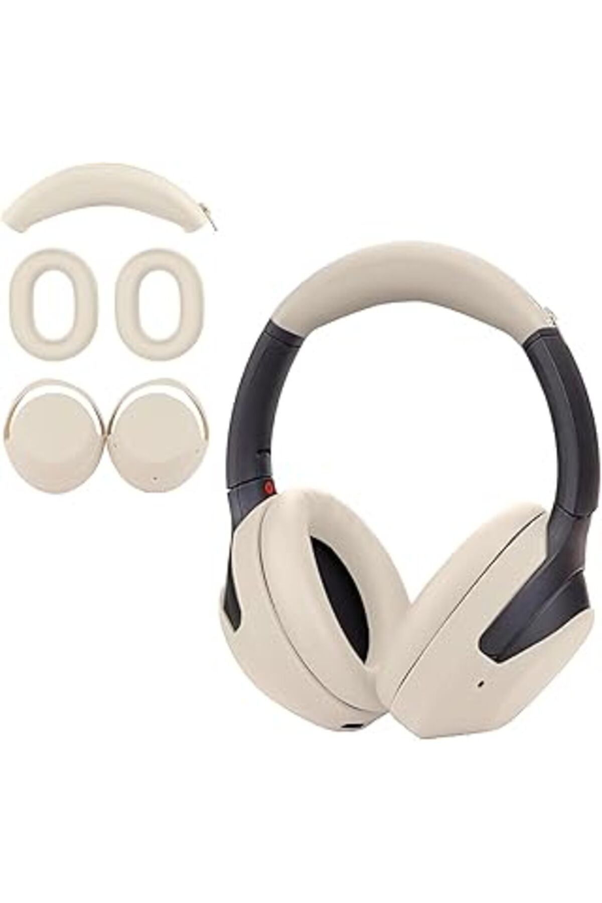NETWORK ART Aiivioll Sony Wh-1000xm4 Wh-1000xm3 Kulaklık Için 3 Parçalı Set, Kulak Yastığı Kılıfları/kulak Koru