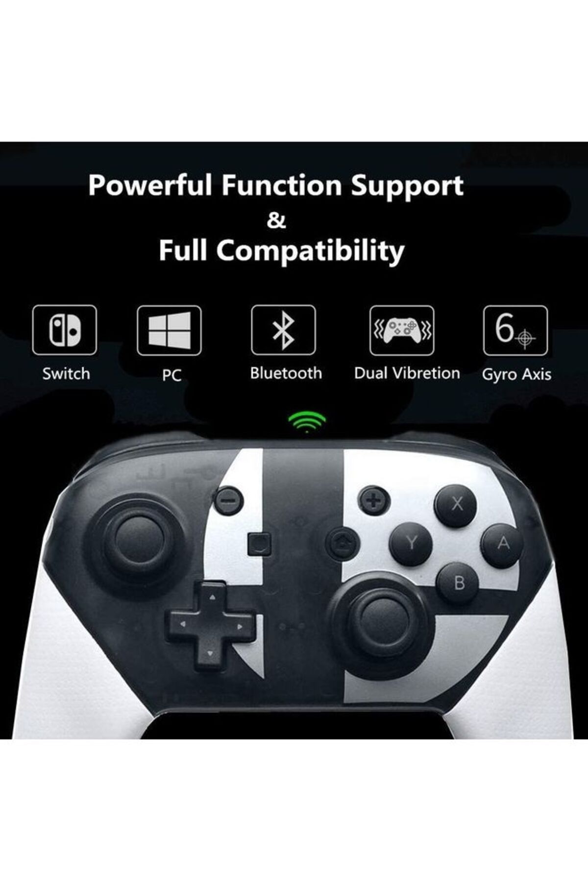 COOYA-وحدة تحكم Switch Pro مع وظيفة NFC ووظيفة الإيقاظ - لاسلكية، وحدة تحكم ألعاب لاسلكية 2