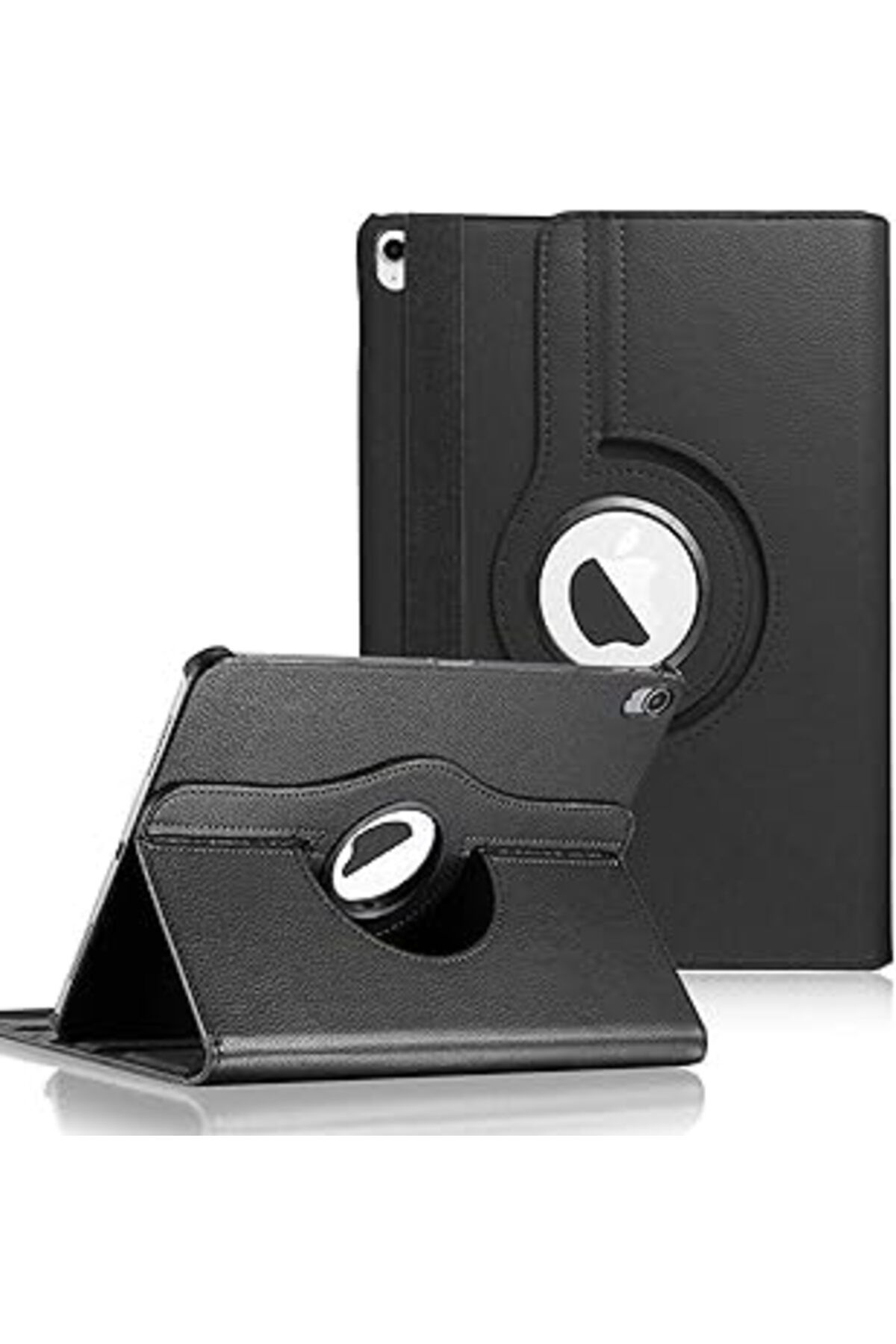 Pazarcan Microsonic Apple Ipad Air 13 2025 Kılıf (A3268-A3269) 360 Rotating Stand Deri Siyah [Ipad Air 13 20