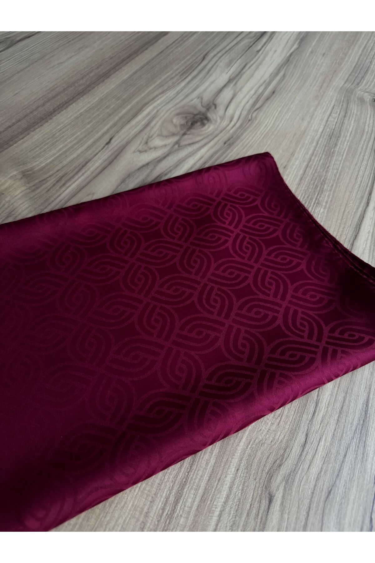 Degs Scarf Jakar Şal Çiçeksi Desenli İpeksi Şal