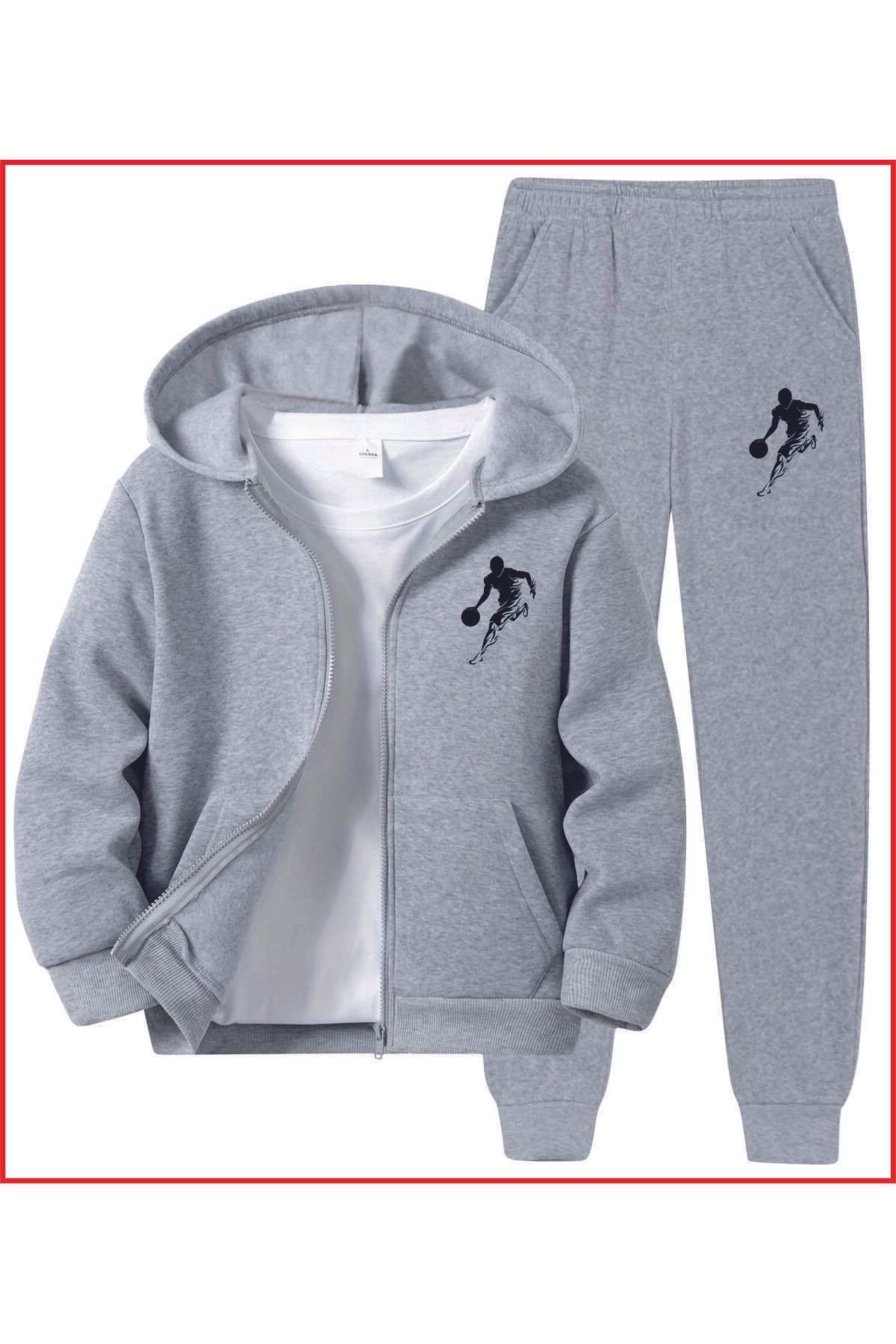 HOFFNUNG FULL ZIP FIRE BASKETBALL PLAYER NEW DESIGN oversize full tracksuit