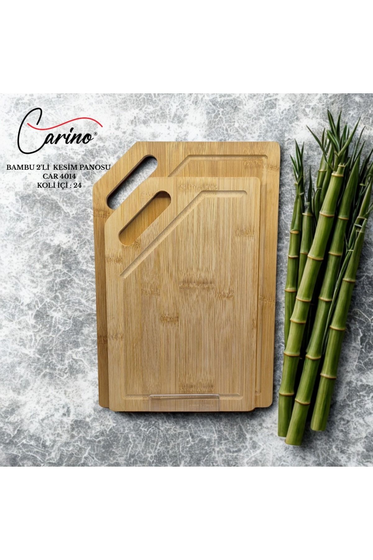 Carino 2 Lİ BAMBU KESİM PANOSU