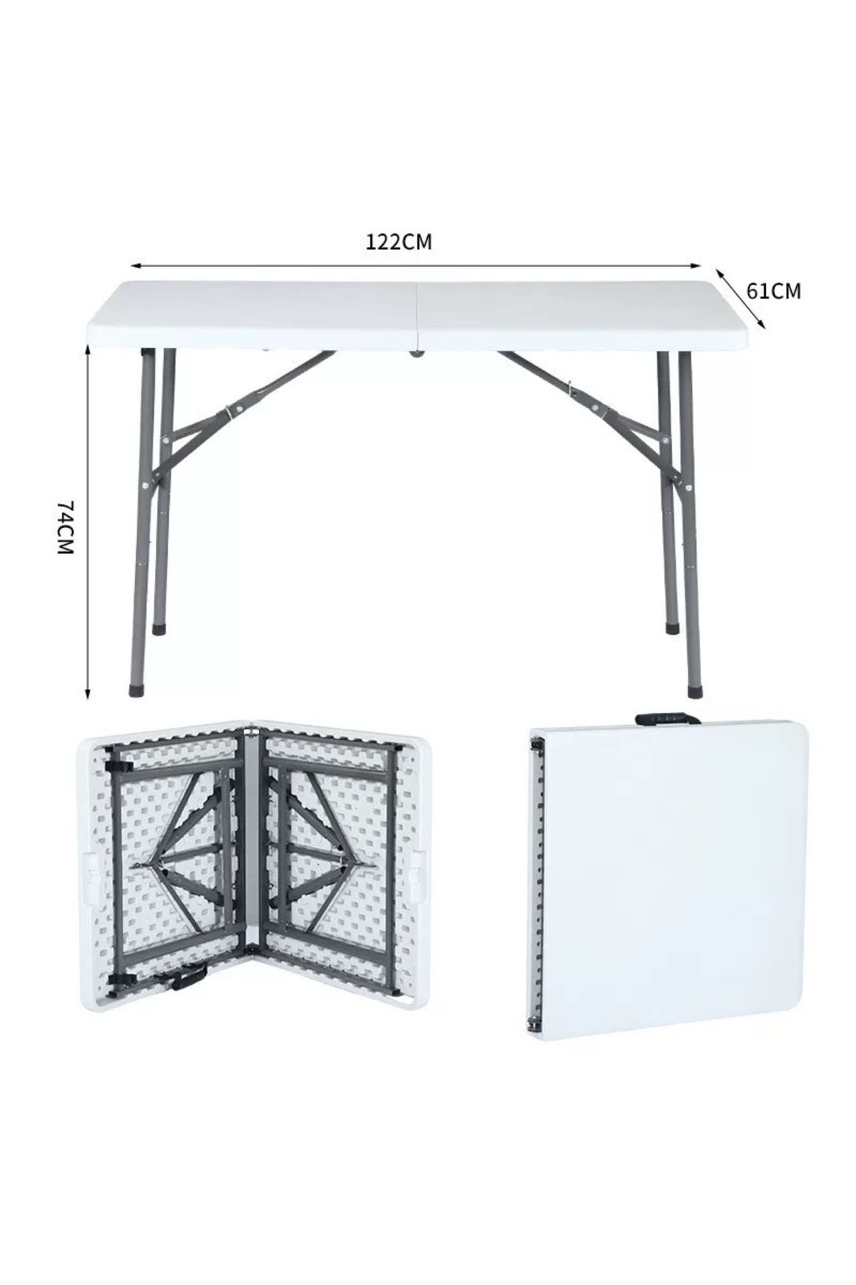Living-Multi-Purpose Foldable Table with Handle – Rectangular Design 5