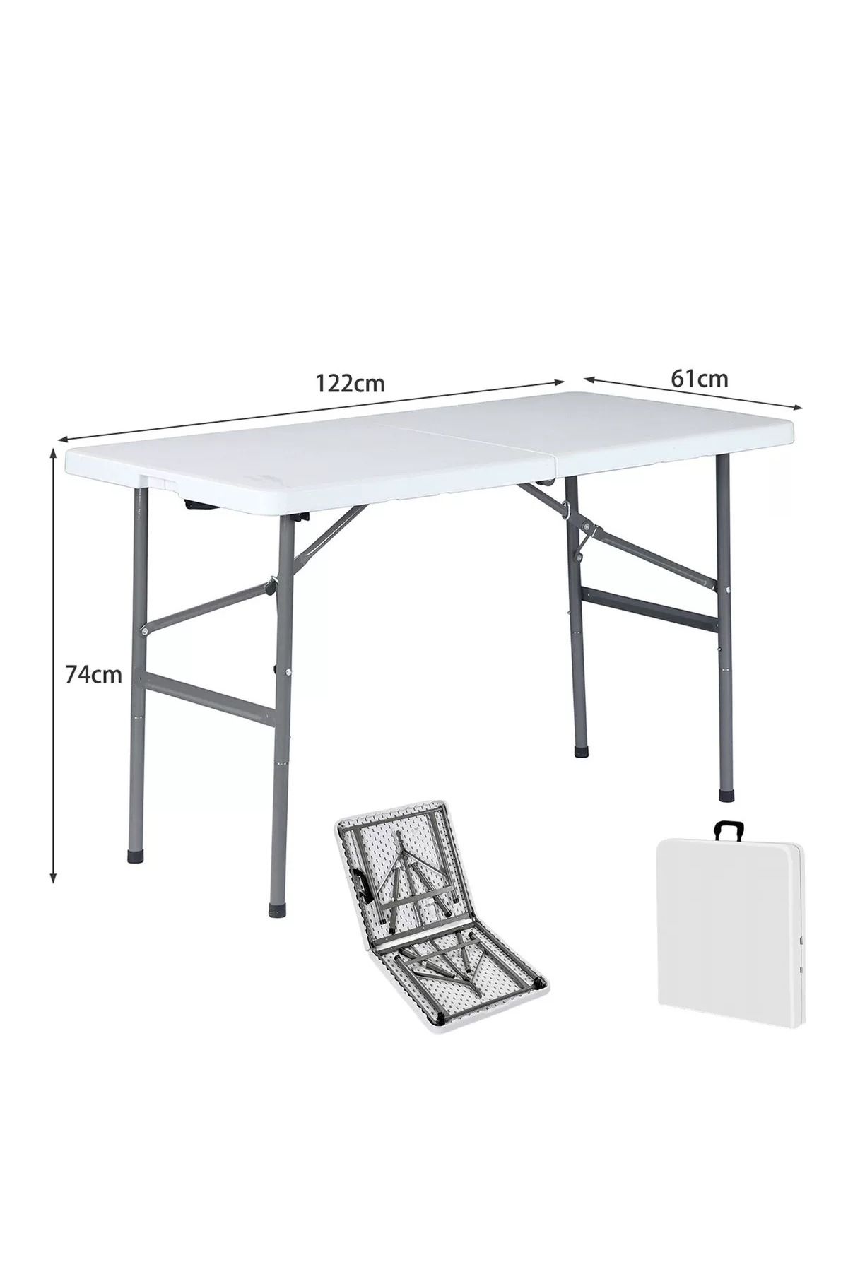 Living-Multi-Purpose Foldable Table with Handle – Rectangular Design 4