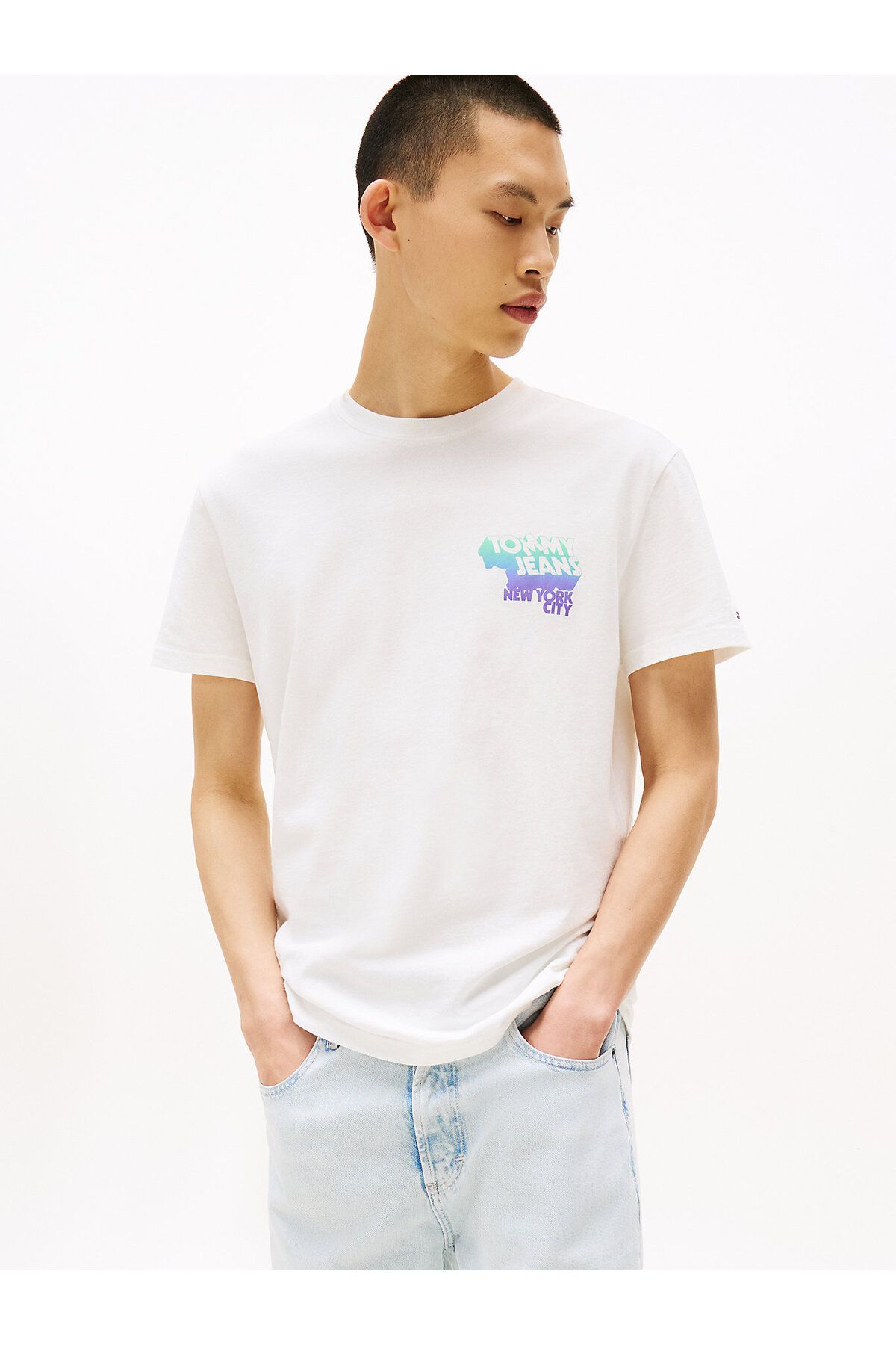 Tommy Hilfiger Stack Logo Back Graphic T-Shirt