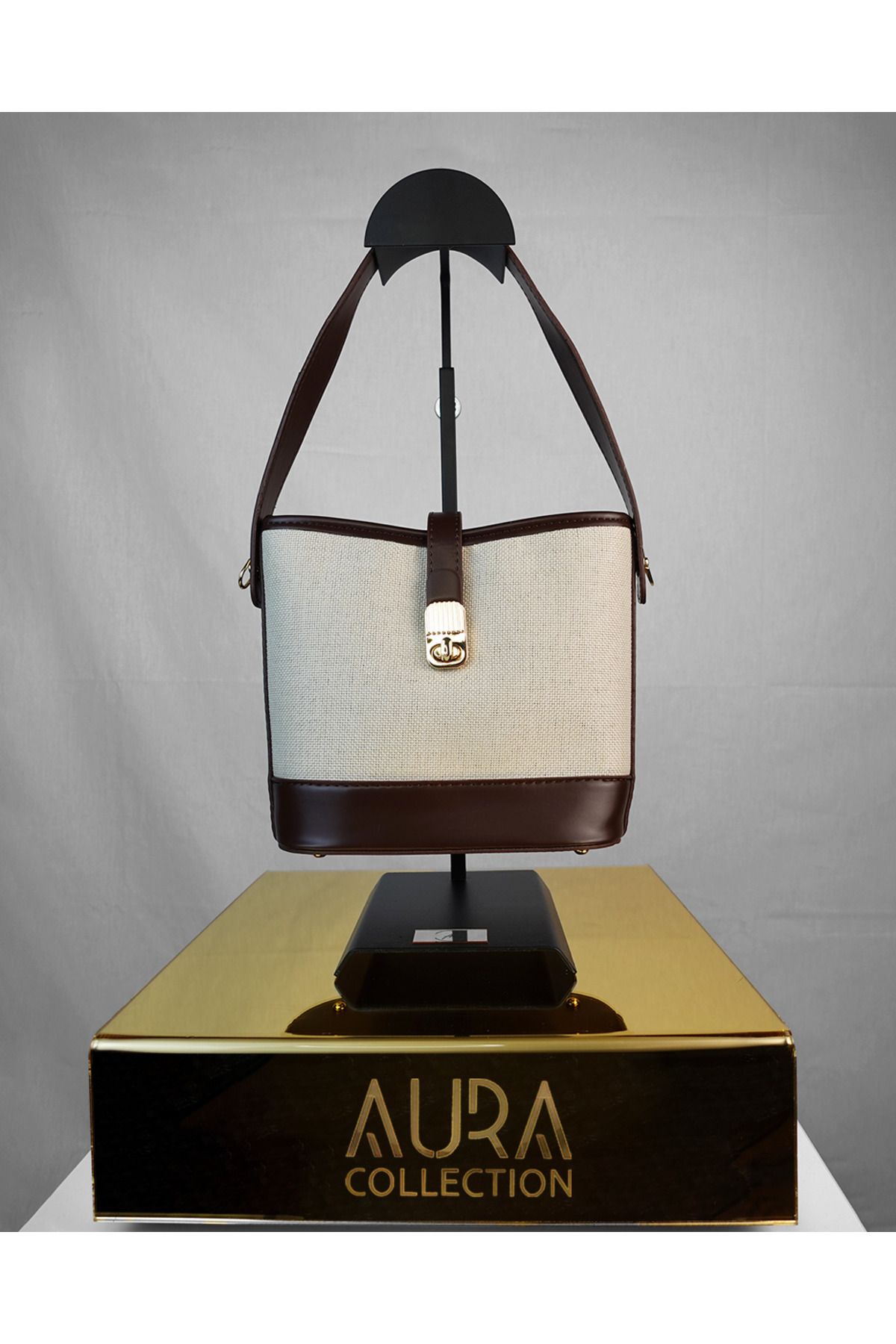 Aura Collection Online Havana Hasır Omuz Çantası