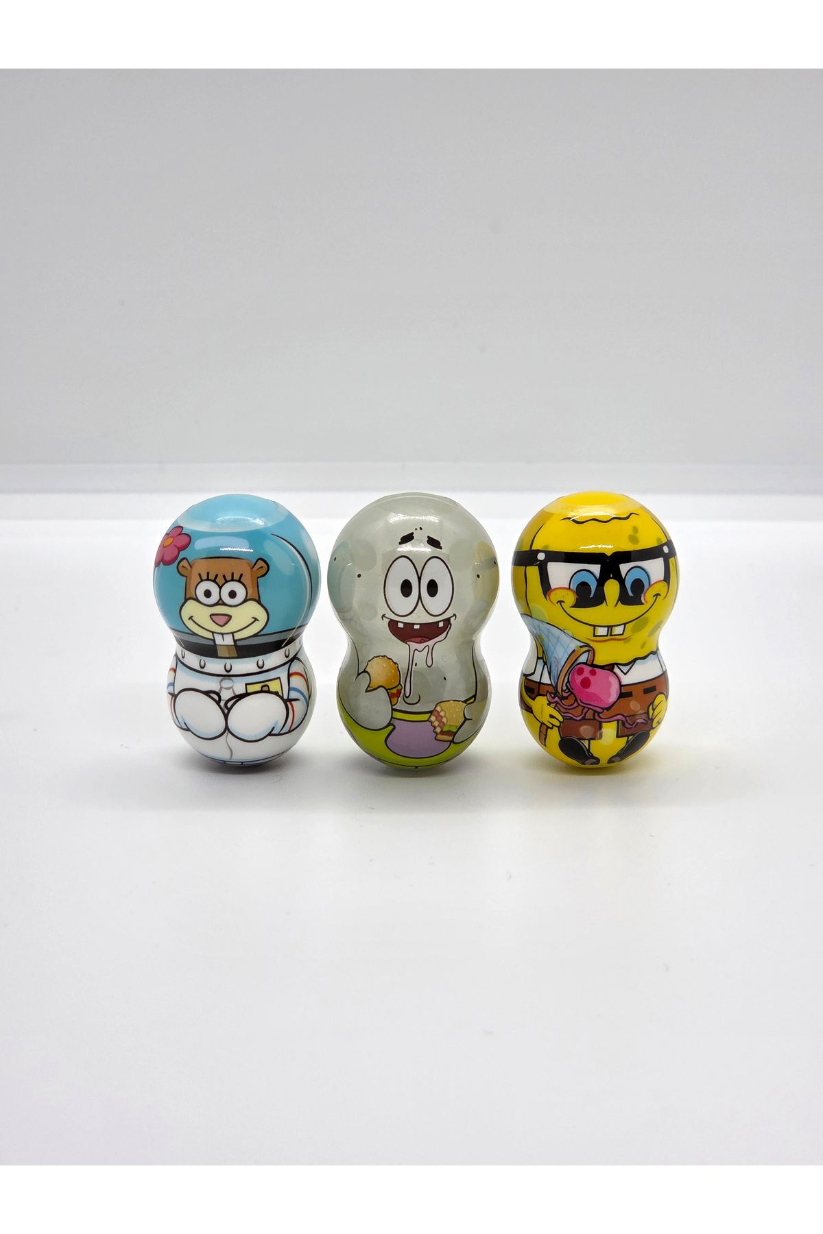 Collectors Store Flipperz Sünger Bob Karışık Hacıyatmaz Figürler ( Parlayan), 3 Adet