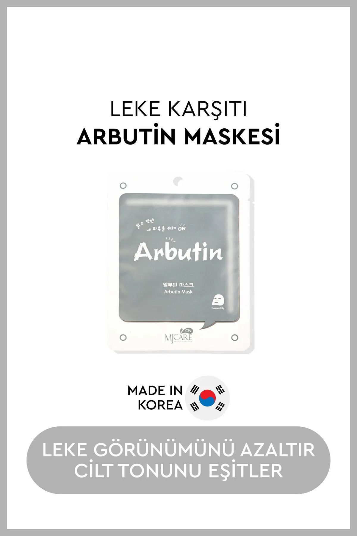 COSMENA Mjcare Mijin Cosmcs On Arbutin Mask - Arbutin Özlü Yüz Maskesi