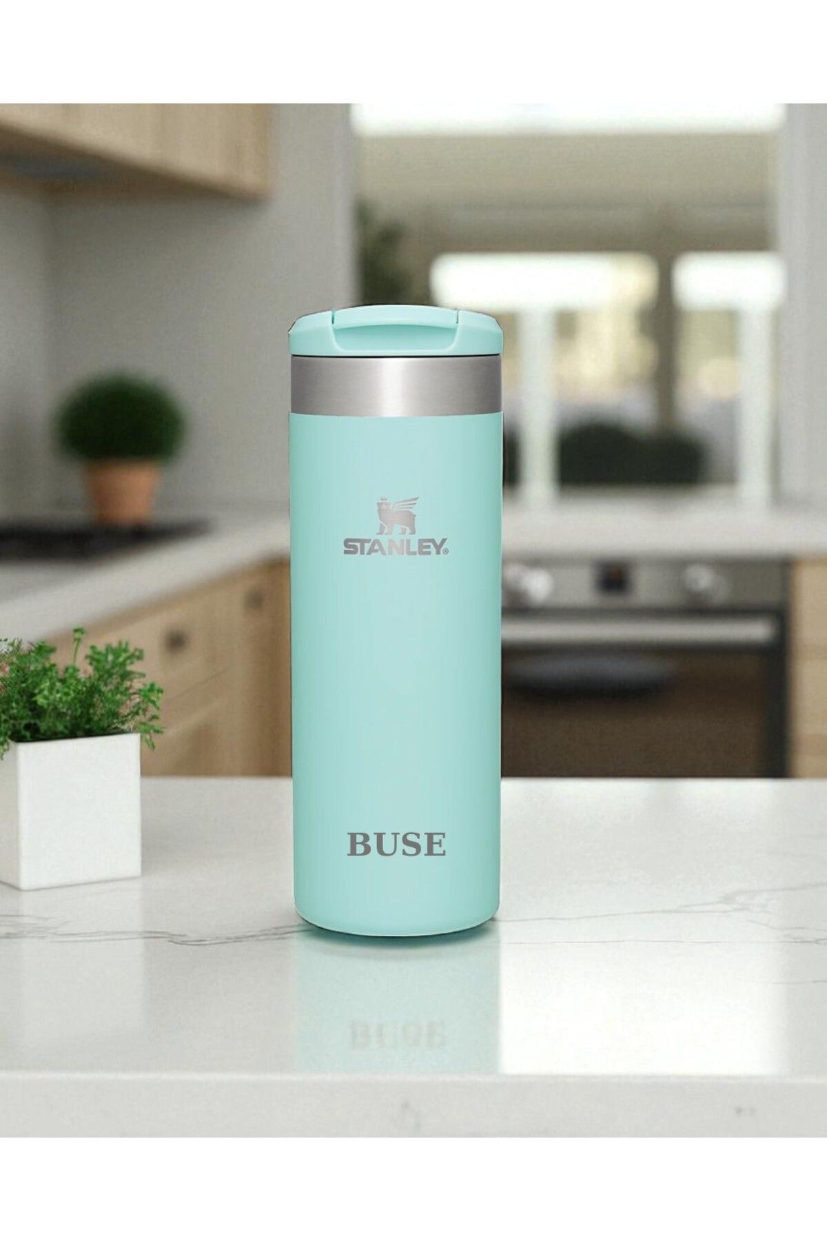 Stanley Aerolight Transit Mug 0.47l / 16oz Unisex Mavi Outdoor Kişiselleştirilebilir