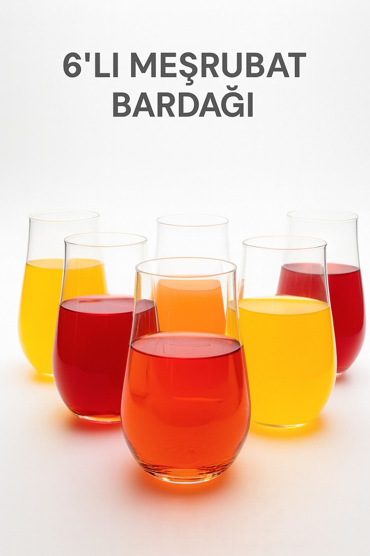 Bigart Big Art 6'lı İtalyan Meşrubat Bardak Seti