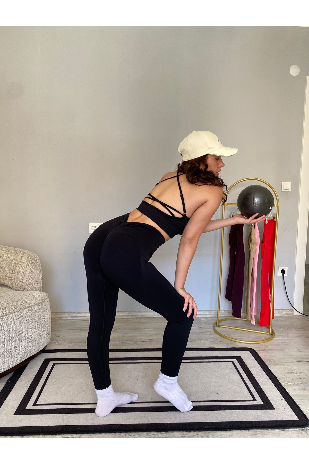 HAMERS Butterfly serisi kalçası kelebek büzgü seamless toparlayıcı ekstra push up özellikli tayt
