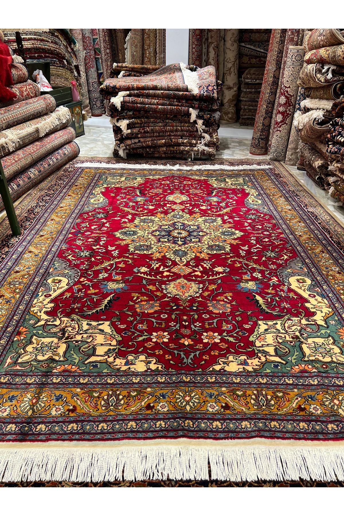 RD RAMAZAN DAĞ EL HALI SANATI El Dokuma Kayseri Hacılar Dokuması Birinci Sınıf Kalite Ebat 300x200
