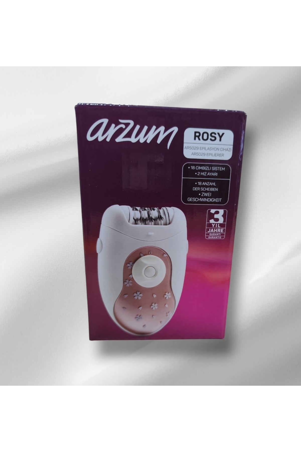  دستگاه اپیلاسیون تبیکیز AR5029 اپیلاتور سیم‌دار رزی — TBKBZEPLATORARZM000001  — تصویر 2 از 4
