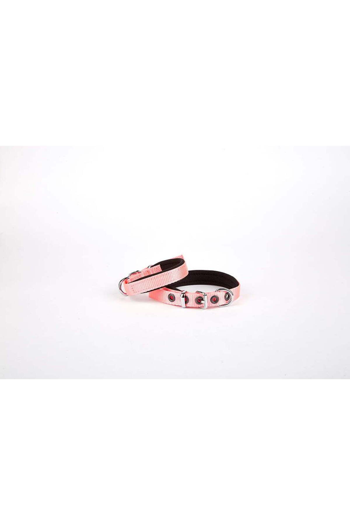 Zayla Softlu Köpek Boyun Tasması 1,5 cm x 30 cm Pembe