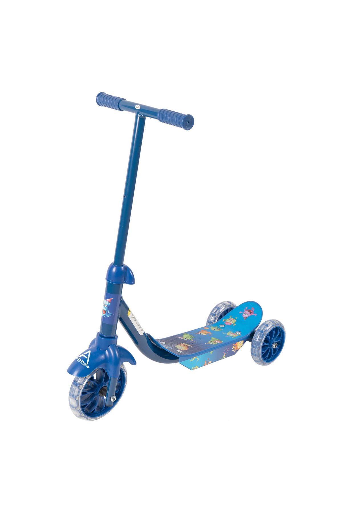 ACTION ONE-Trotineta LITTLE MONSTERS albastra 1