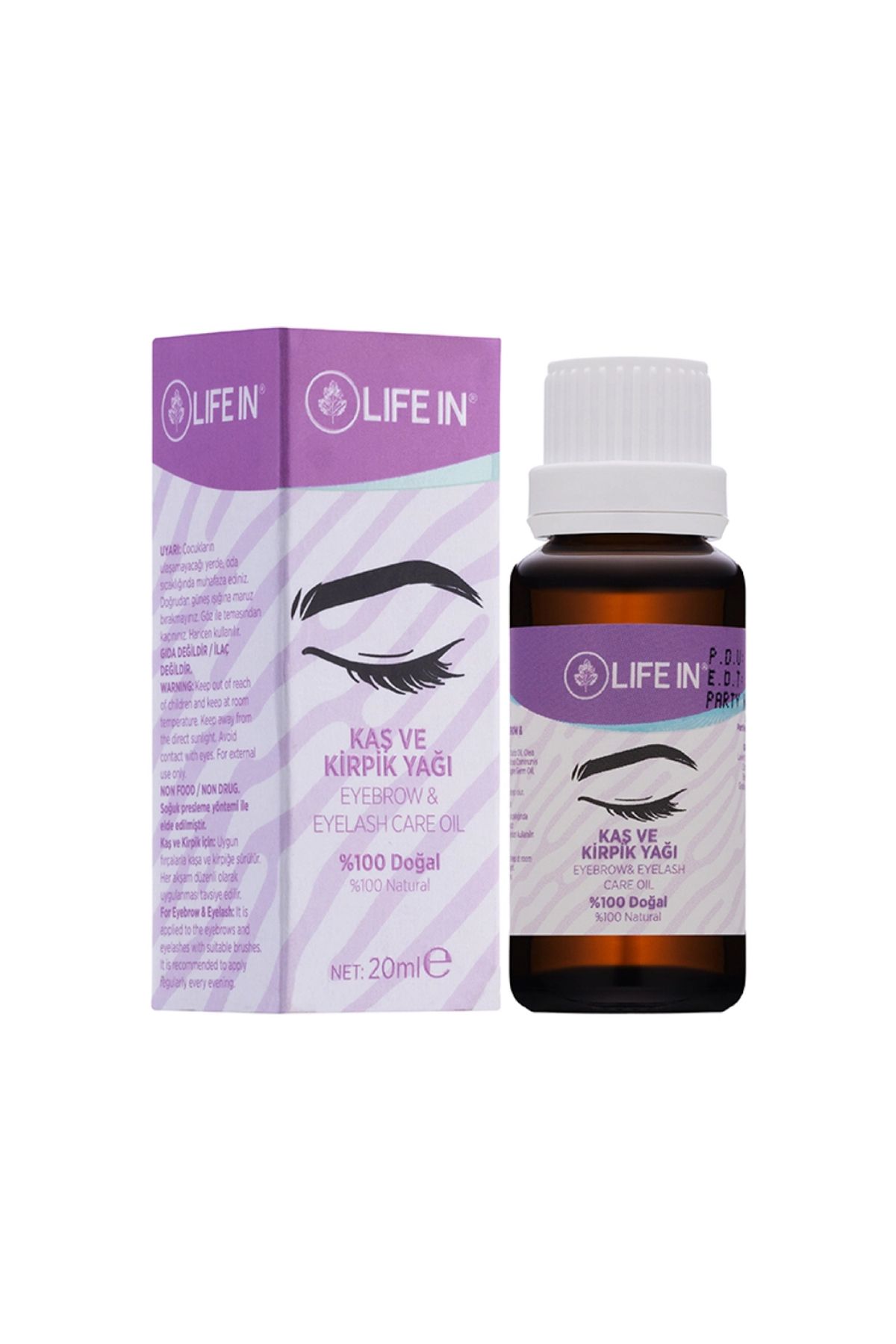 Life In Kaş Ve Kirpik Yağı 20ml