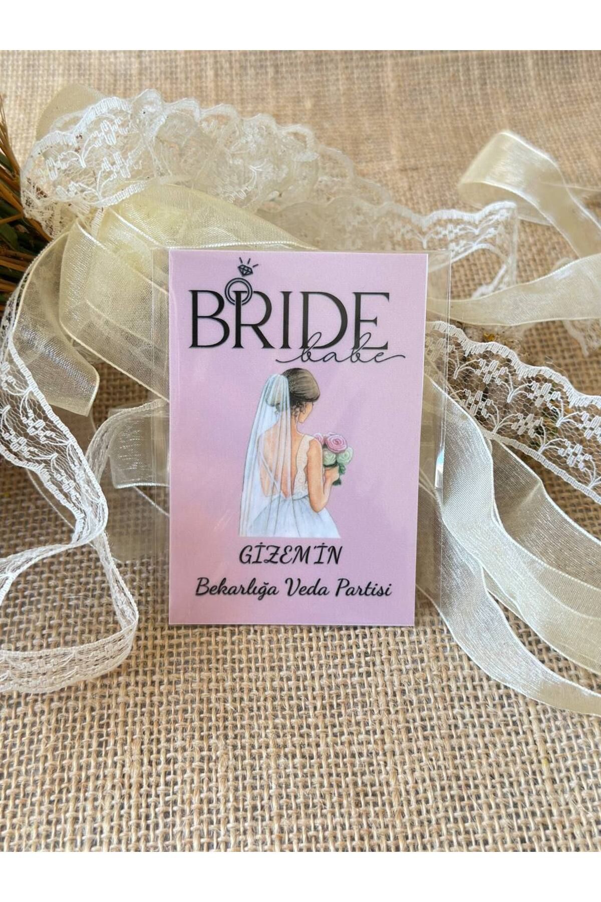 Renkia Studio Bride Partisi Magnet 15’li – Gelin Hatırası 6x9 cm