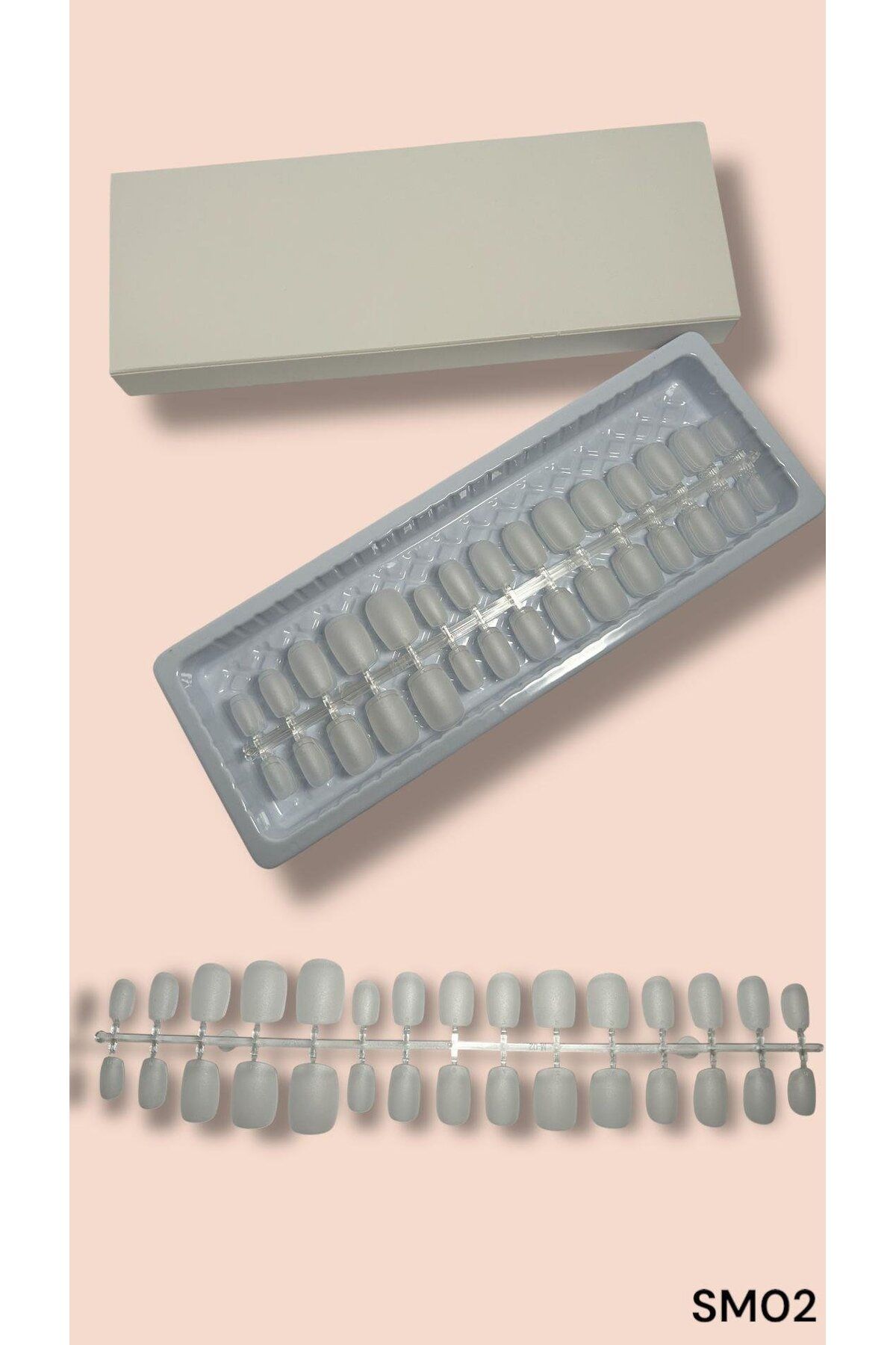 CROJE KALICI OJE Soft Gel Tips - Mat Kare (KISA)