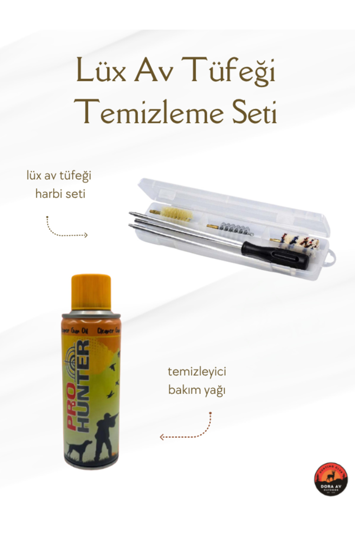 PROHUNTER AV TÜFEĞİ LÜX TEMİZLEYİCİ BAKIM SETİ