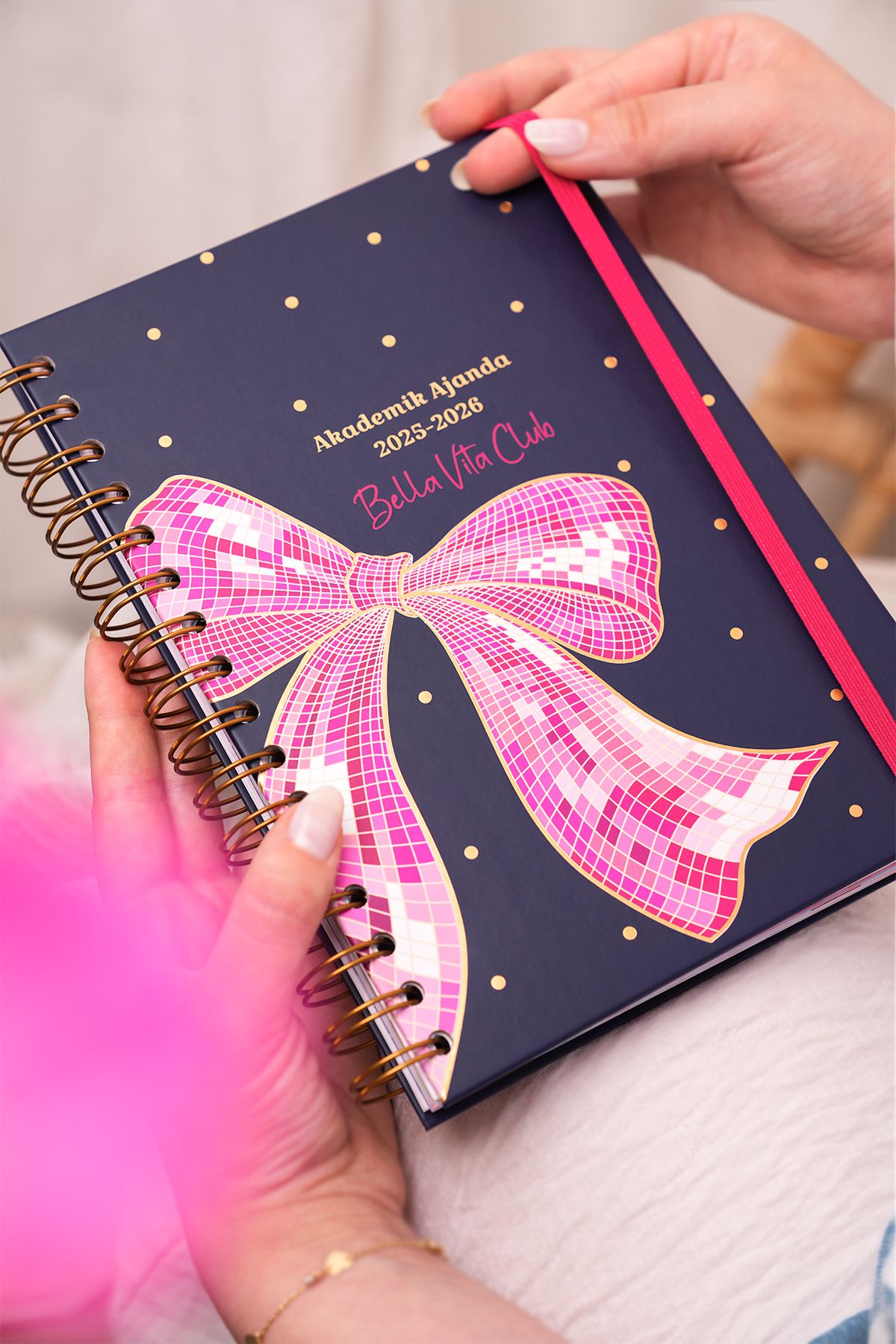 Matt Notebook 2025-2026 A5 Akademik Ajanda Spiralli 15x21 cm - 16 Aylık - Motivasyon Sayfalı Fiyonk