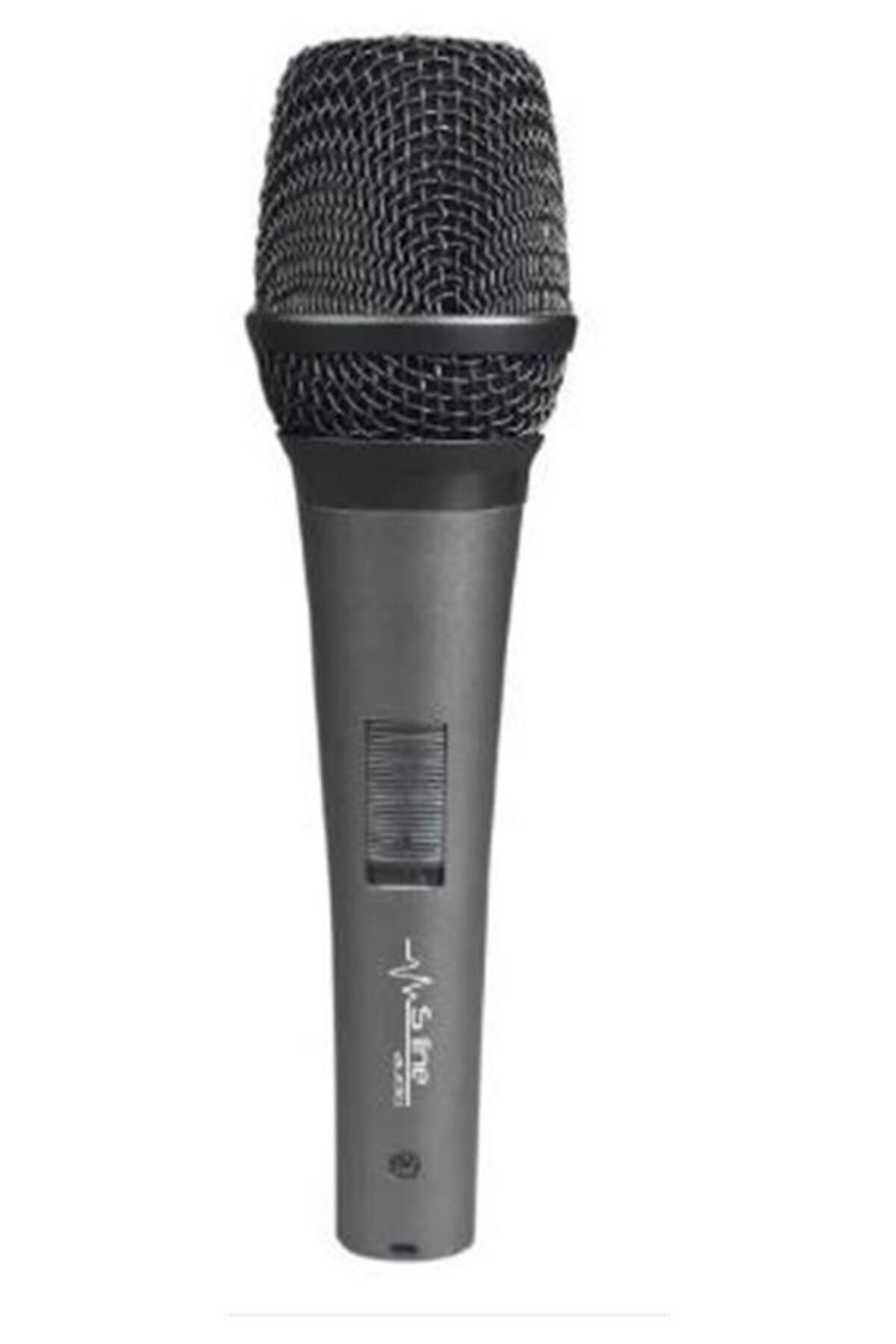 S-Line Sline T-Mke03 Audio Kablolu El Mikrofonu Yarı Metal Yarı Plastik