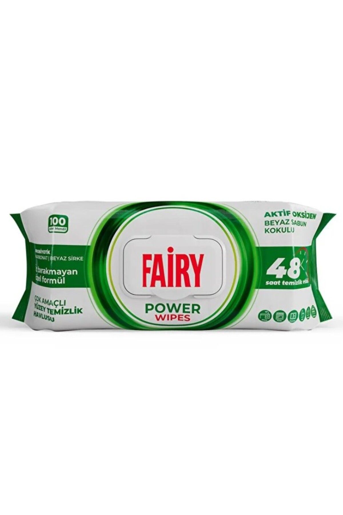 NW NessiWorld Nessiworld Fairy Power Yüzey Temizlik Havlusu 100'Lü Beyaz Sabun